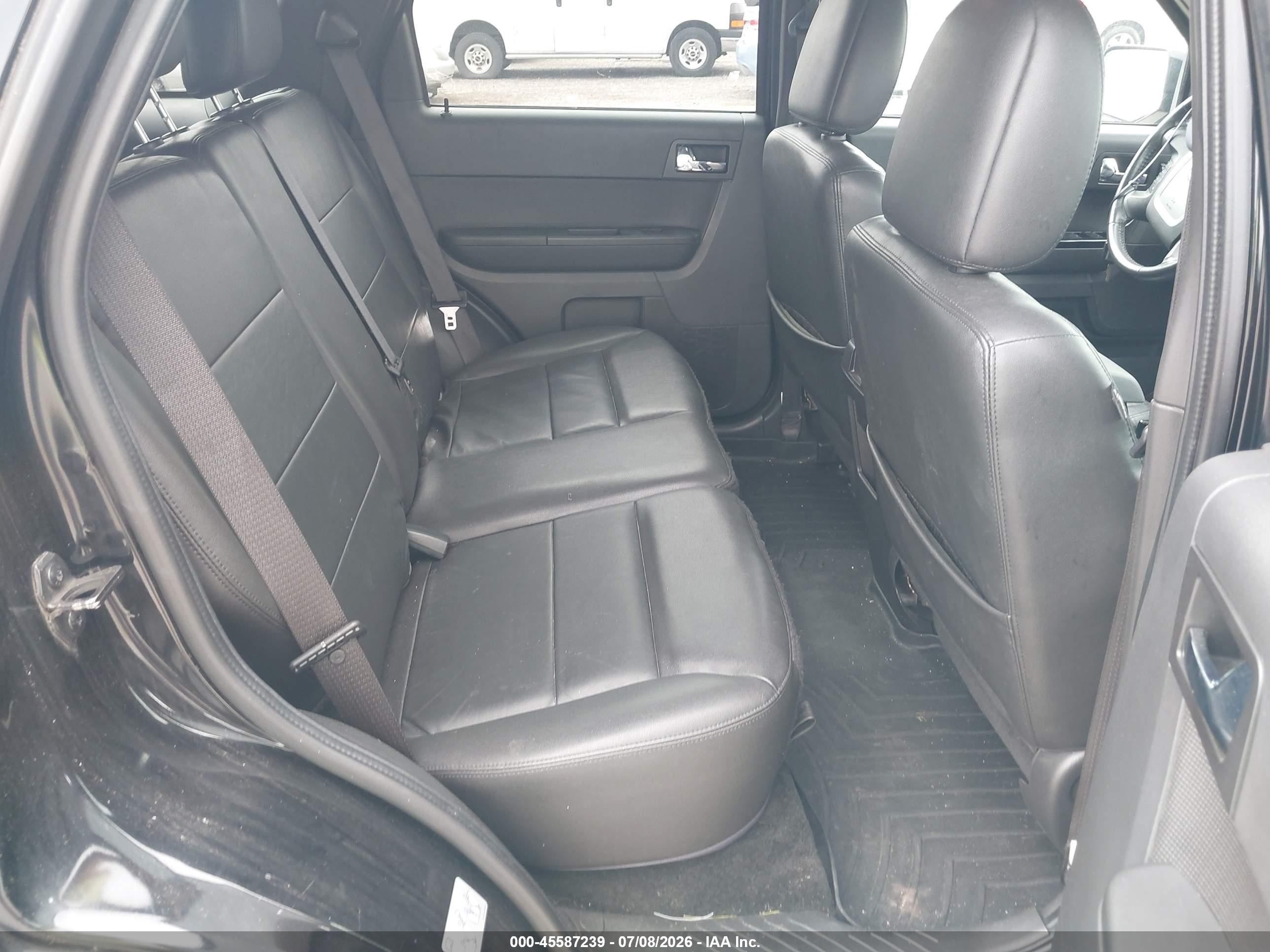 2012 Ford Escape Limited Черный vin: 1FMCU0EG1CKC61763