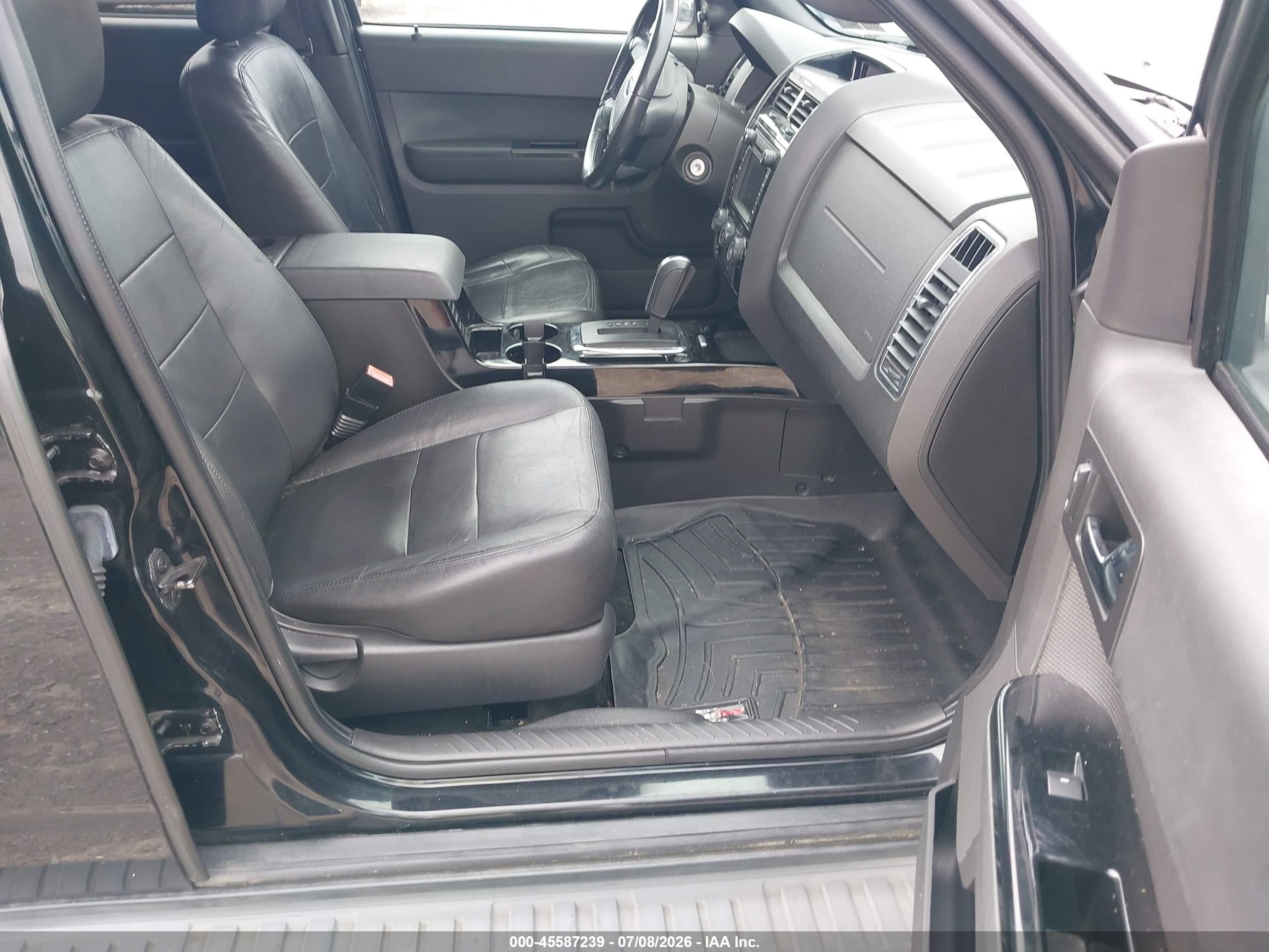 2012 Ford Escape Limited Черный vin: 1FMCU0EG1CKC61763