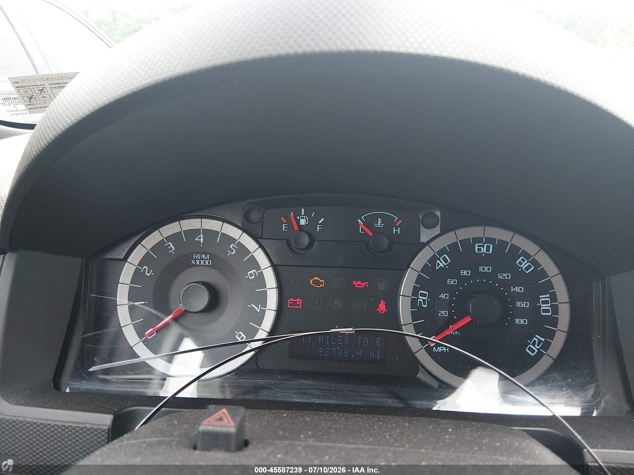 2012 Ford Escape Limited Черный vin: 1FMCU0EG1CKC61763