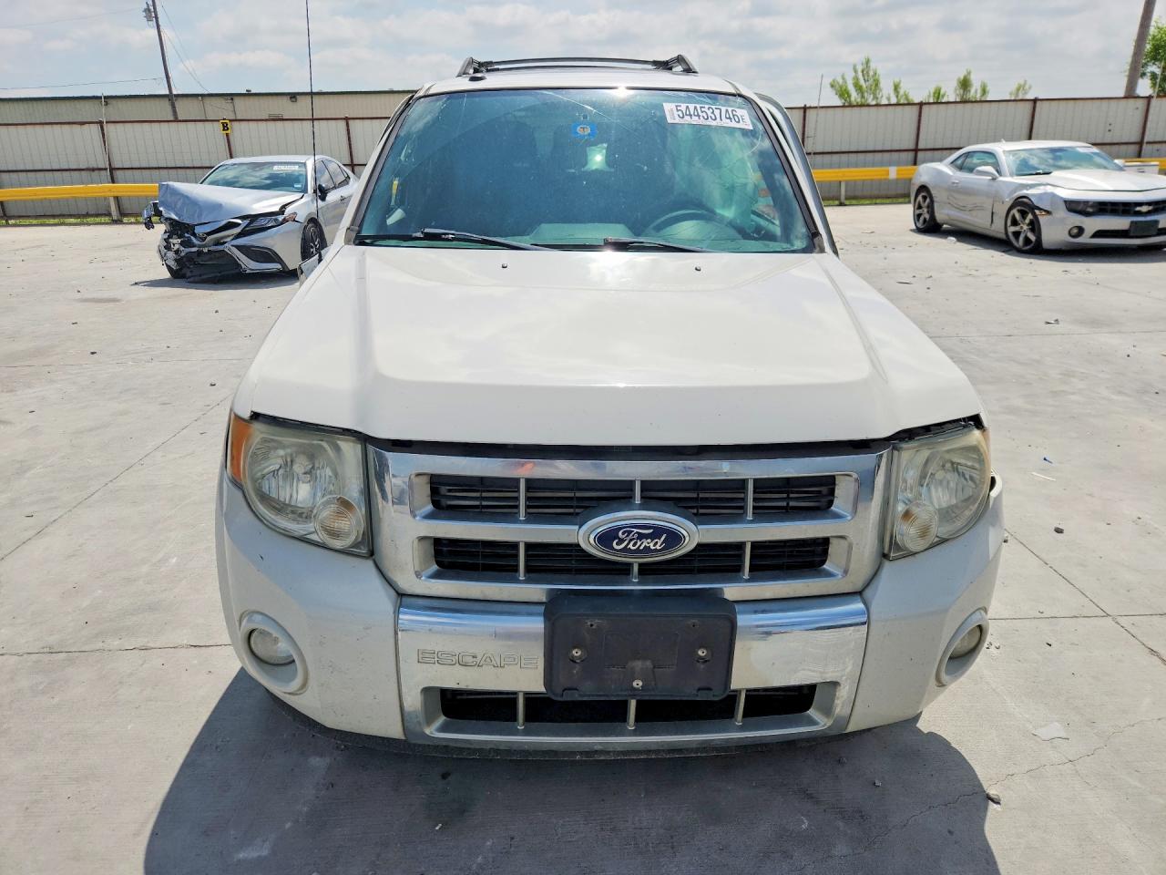 2012 Ford Escape Limited White vin: 1FMCU0EG1CKC80460