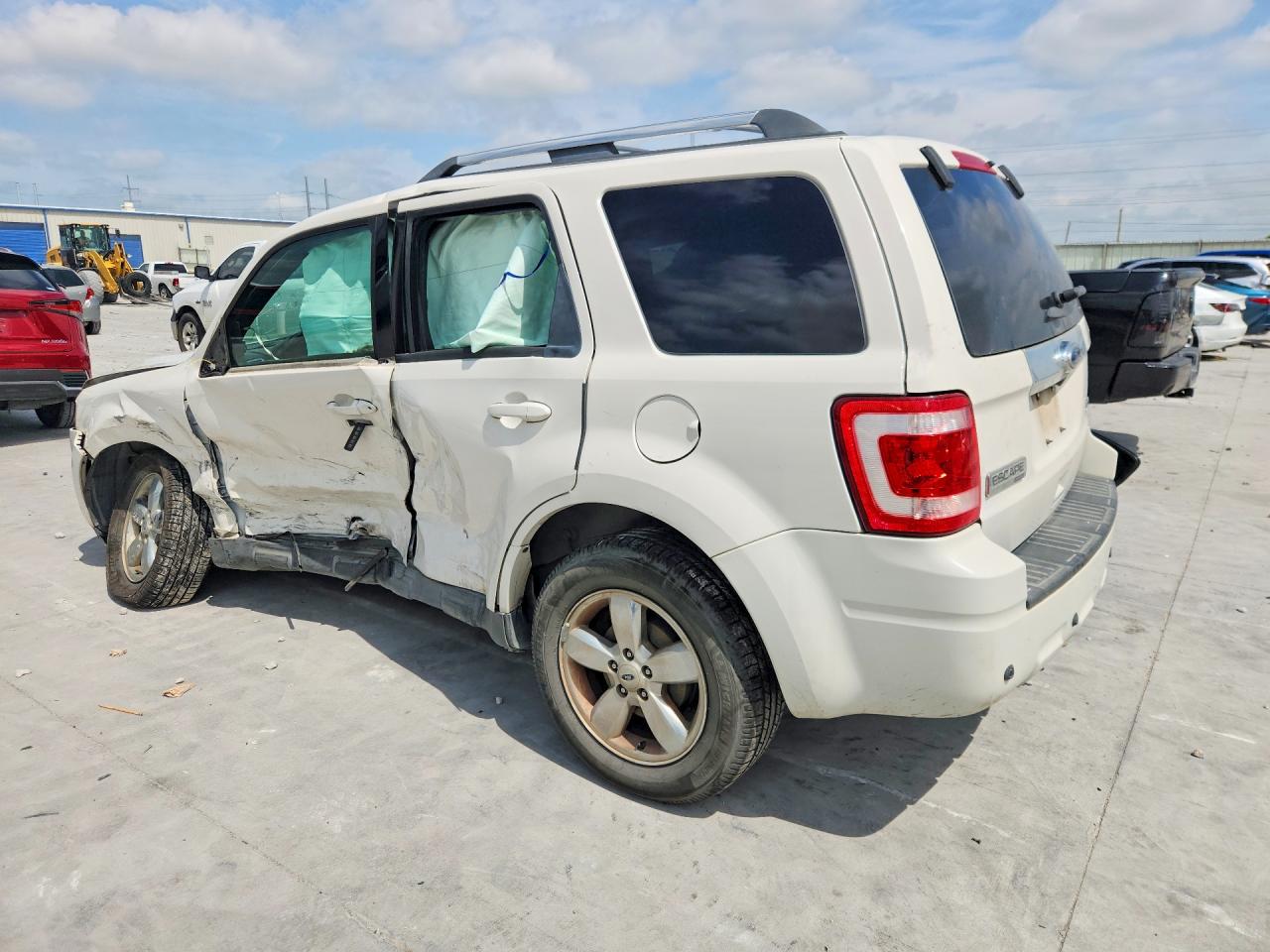2012 Ford Escape Limited White vin: 1FMCU0EG1CKC80460