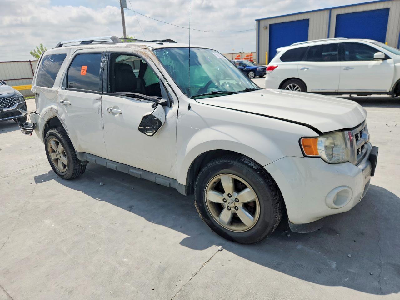 2012 Ford Escape Limited White vin: 1FMCU0EG1CKC80460
