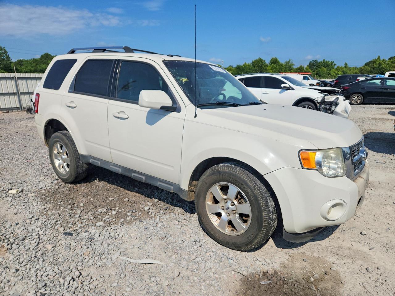 2011 Ford Escape Limited White vin: 1FMCU0EG2BKB53666