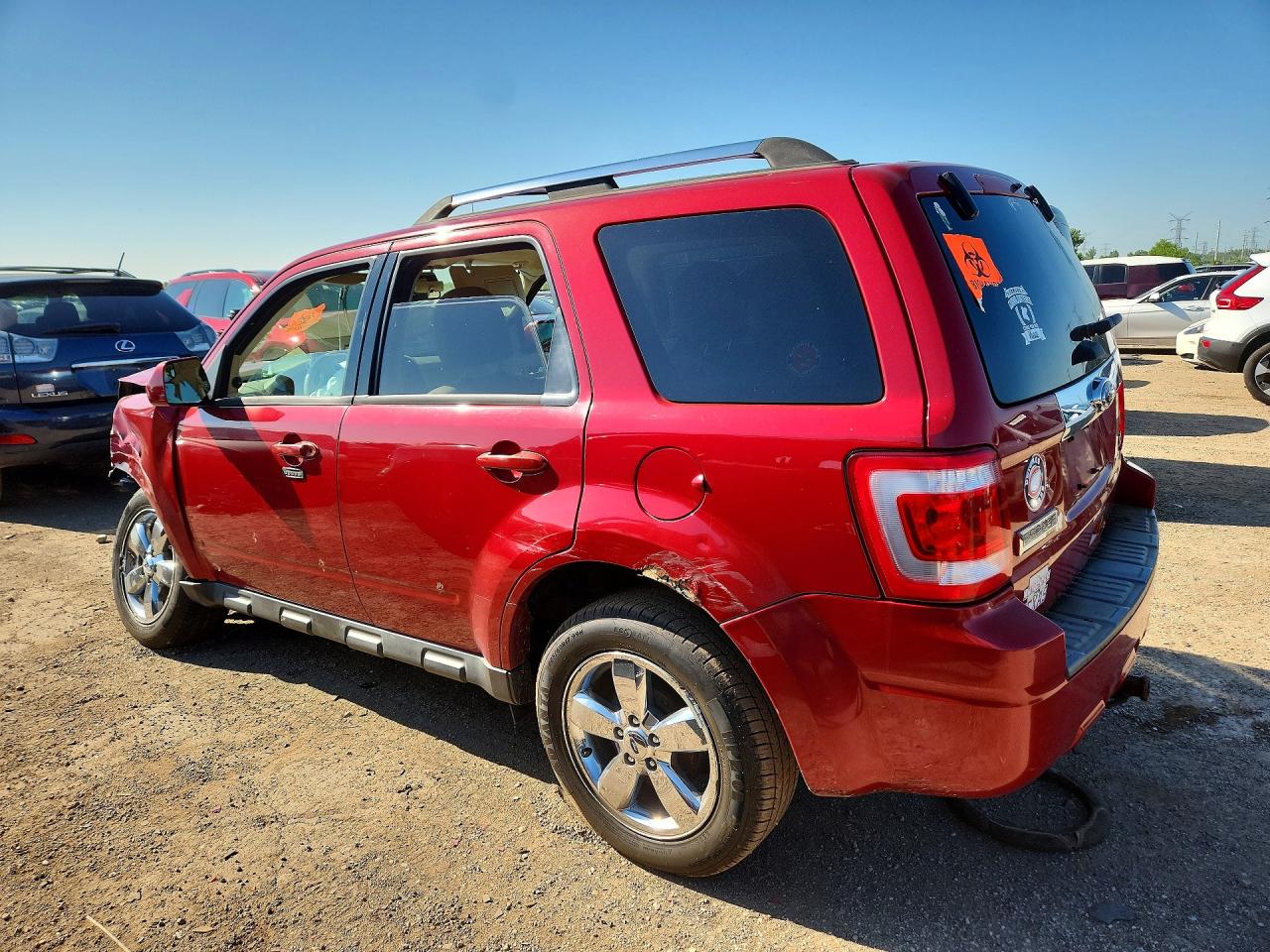 2011 Ford Escape Limited Red vin: 1FMCU0EG2BKB90376