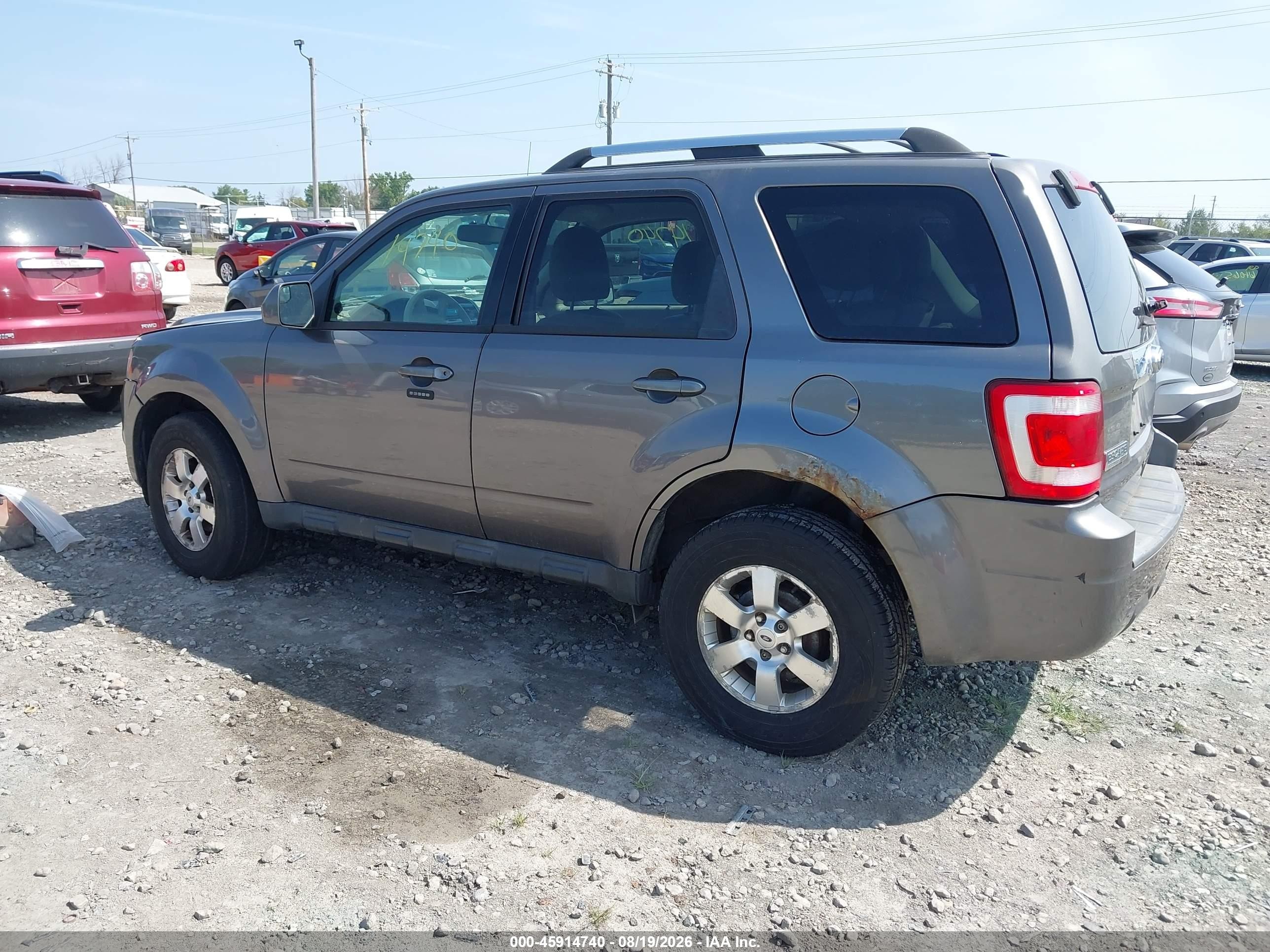 2011 Ford Escape Limited Серый vin: 1FMCU0EG2BKC18869
