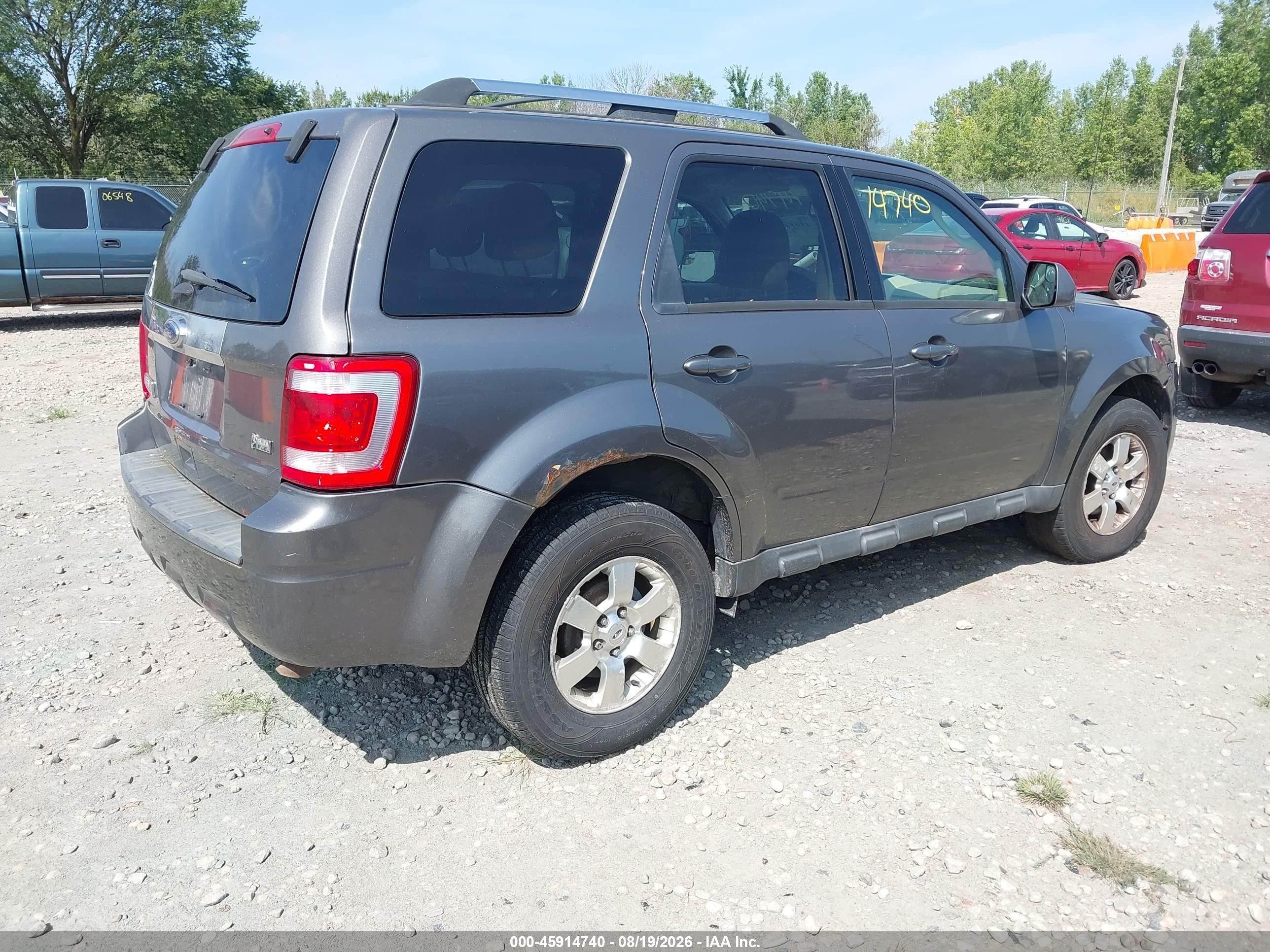 2011 Ford Escape Limited Серый vin: 1FMCU0EG2BKC18869