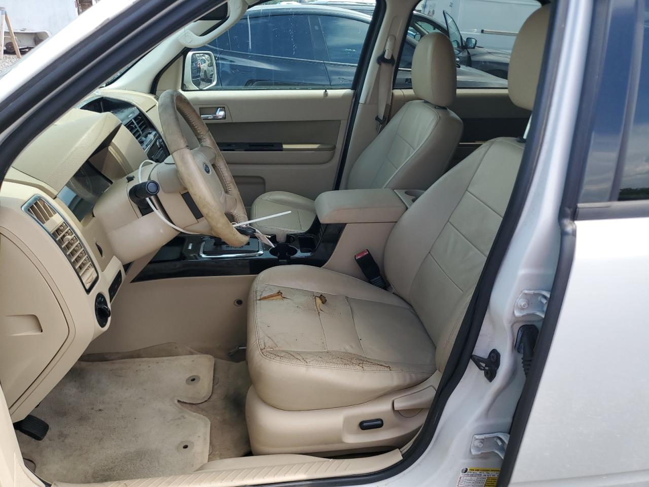2011 Ford Escape Limited White vin: 1FMCU0EG2BKC28821