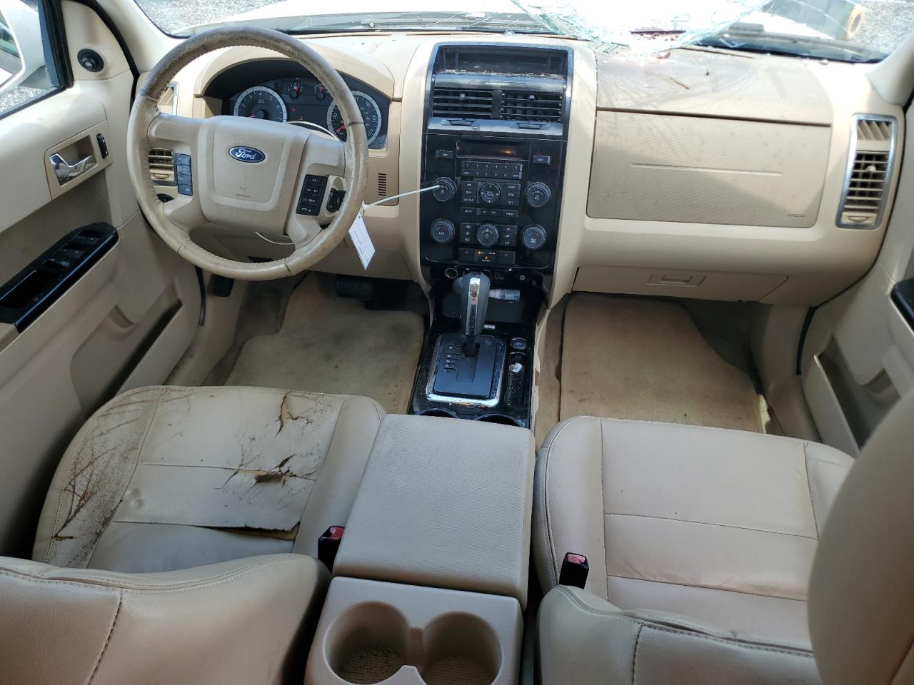 2011 Ford Escape Limited White vin: 1FMCU0EG2BKC28821