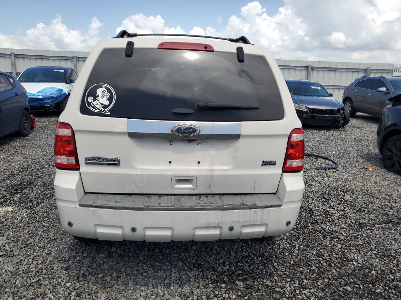 2011 Ford Escape Limited White vin: 1FMCU0EG2BKC28821