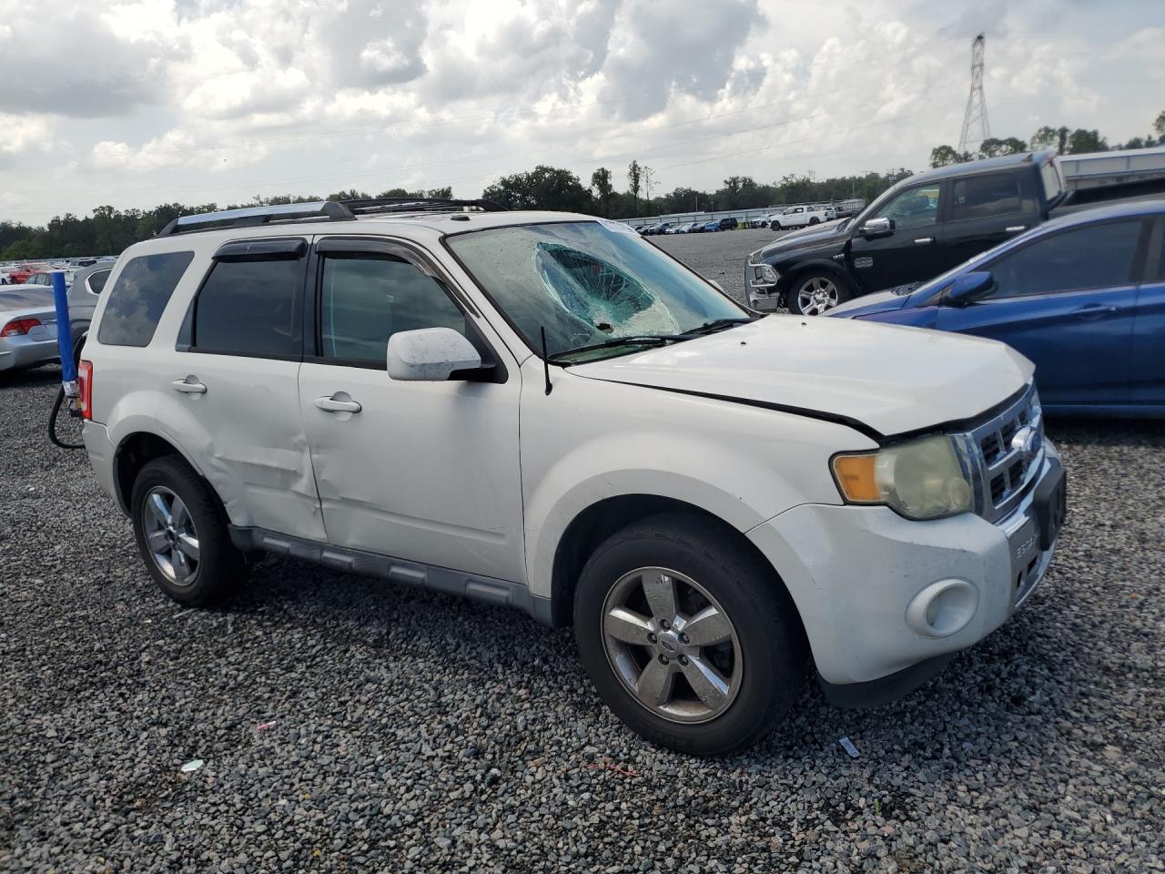 2011 Ford Escape Limited White vin: 1FMCU0EG2BKC28821