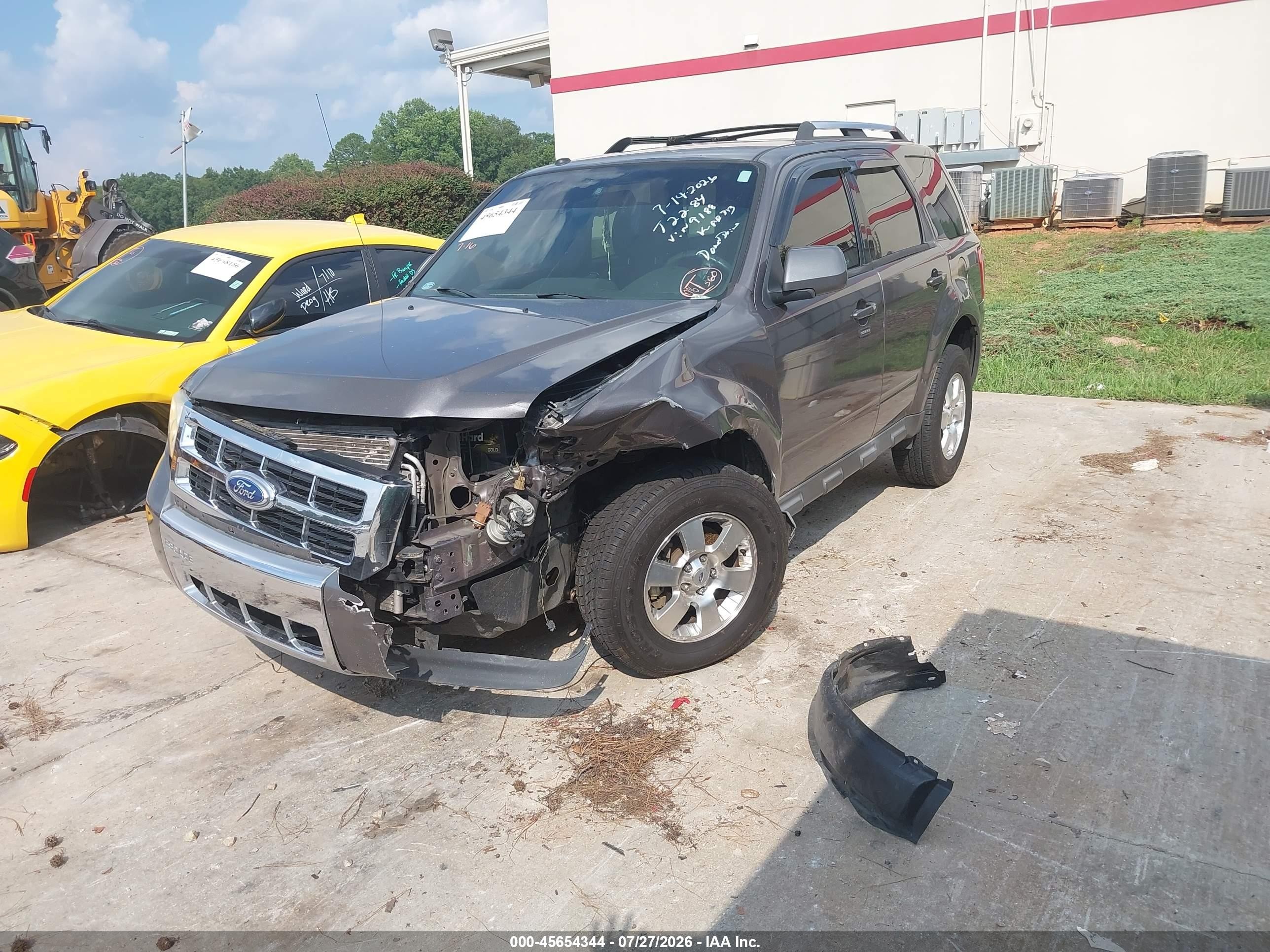 2011 Ford Escape Limited Gray vin: 1FMCU0EG2BKC69188