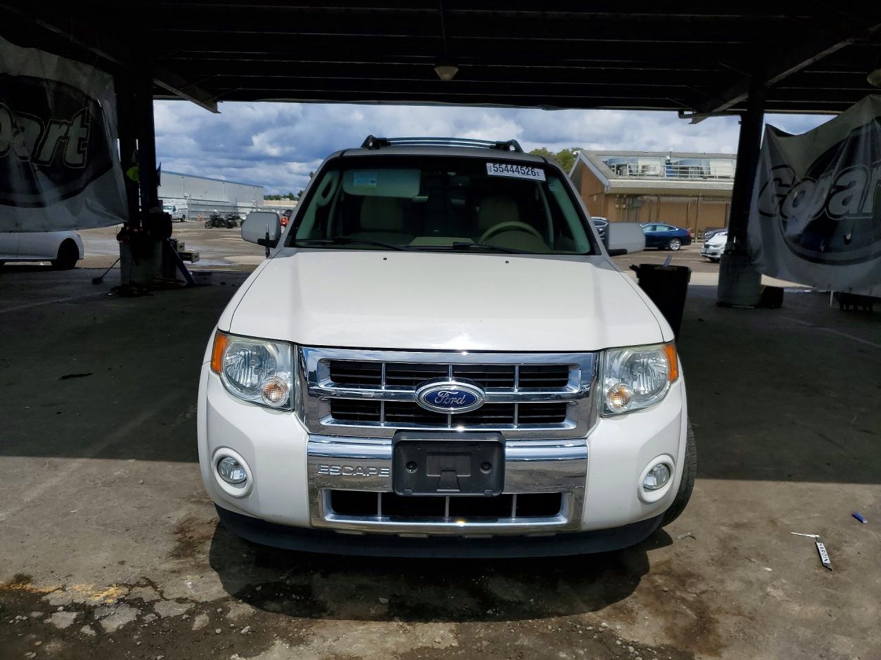 2012 Ford Escape Limited White vin: 1FMCU0EG2CKA24540