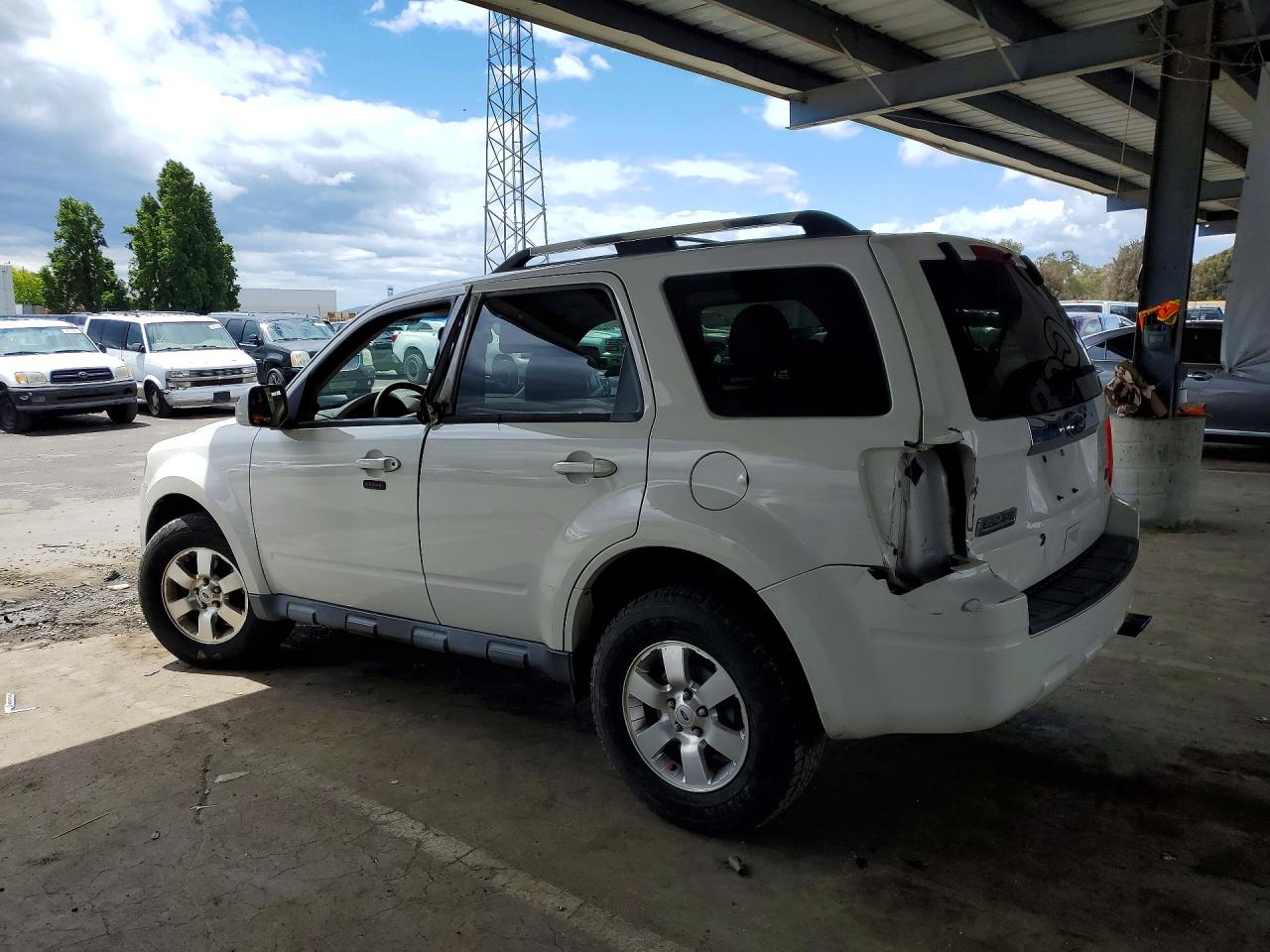 2012 Ford Escape Limited White vin: 1FMCU0EG2CKA24540