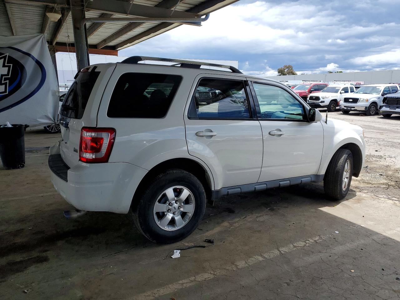 2012 Ford Escape Limited White vin: 1FMCU0EG2CKA24540