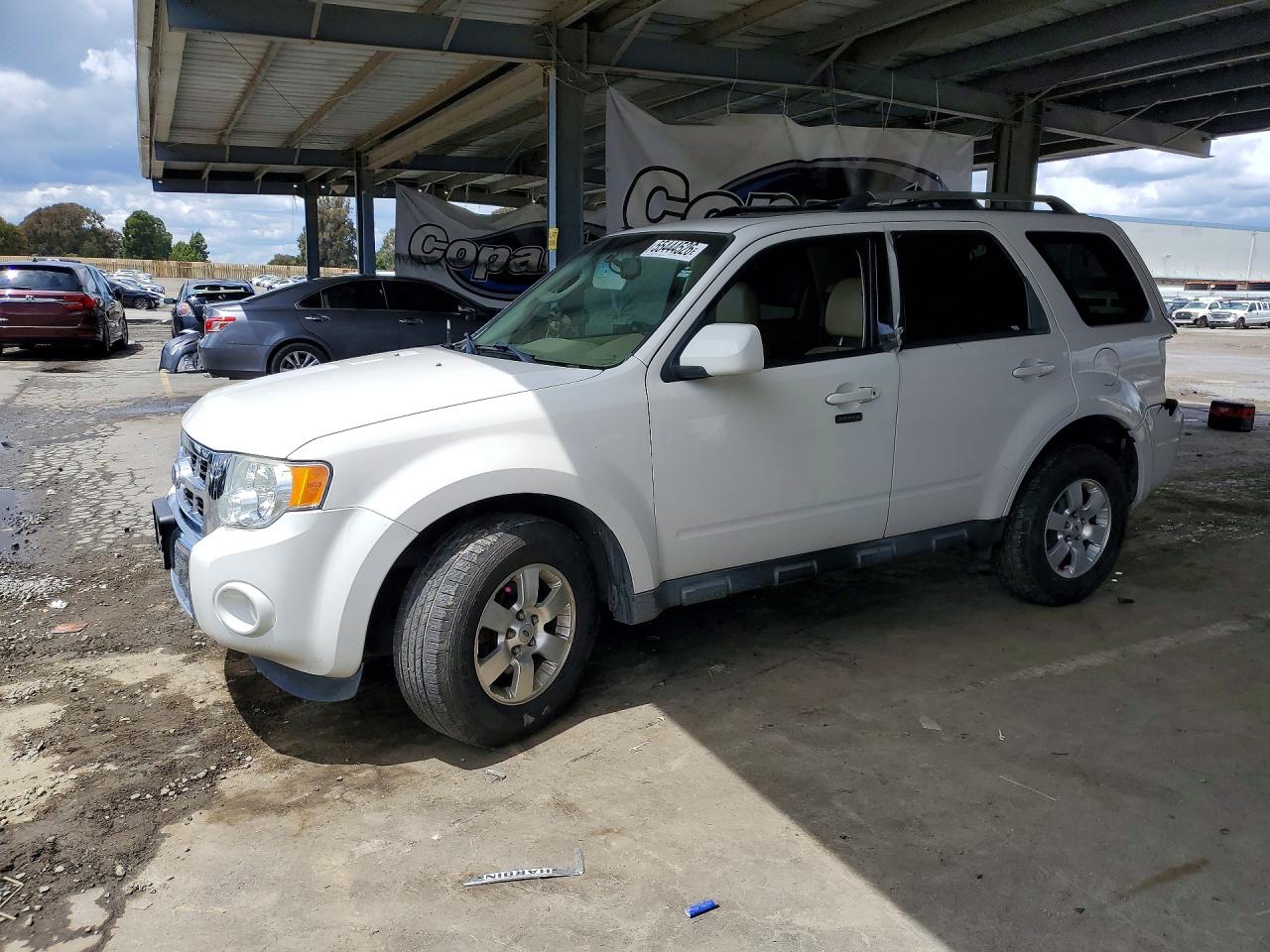 2012 Ford Escape Limited White vin: 1FMCU0EG2CKA24540