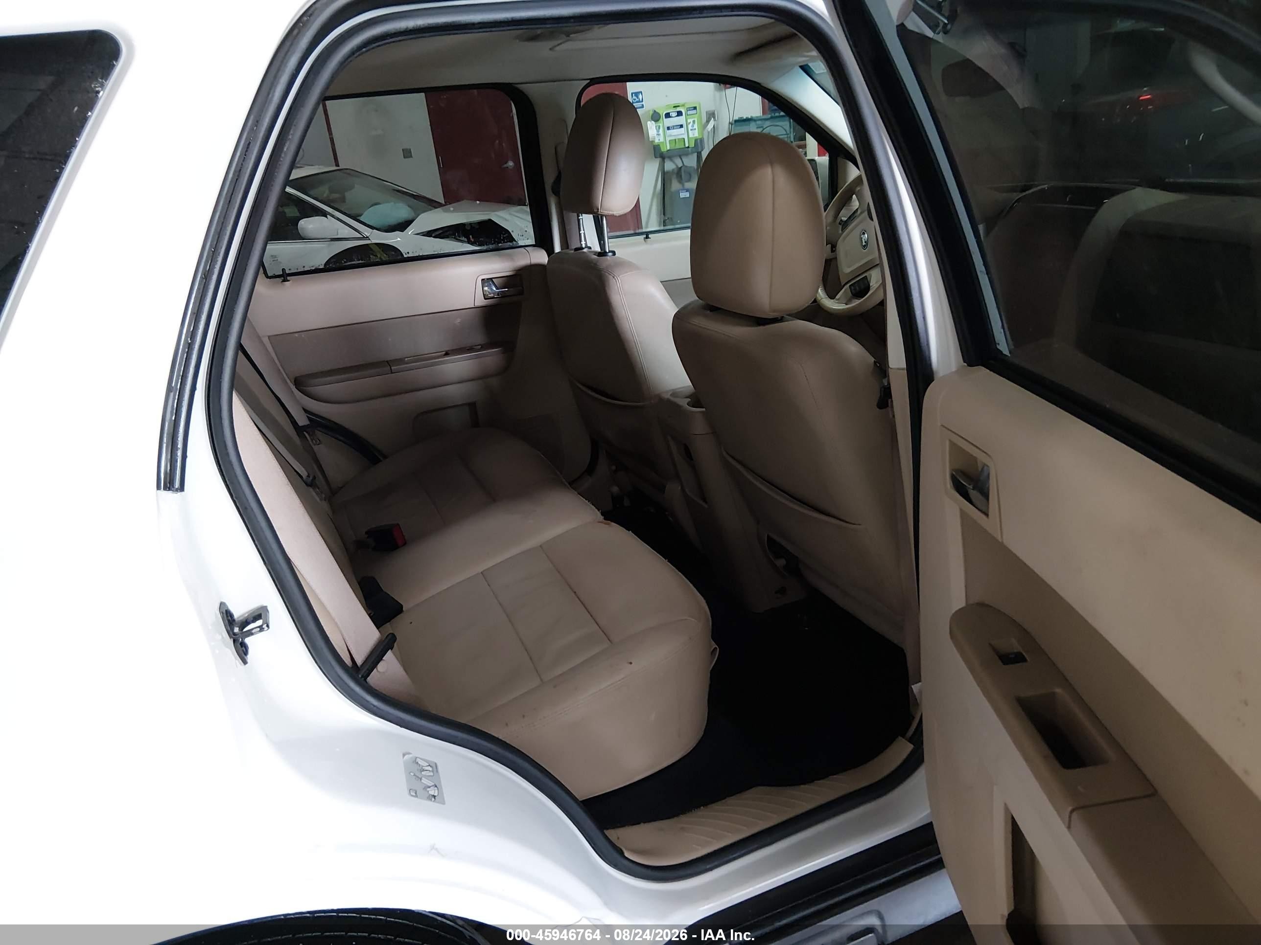 2012 Ford Escape Limited White vin: 1FMCU0EG2CKB04517