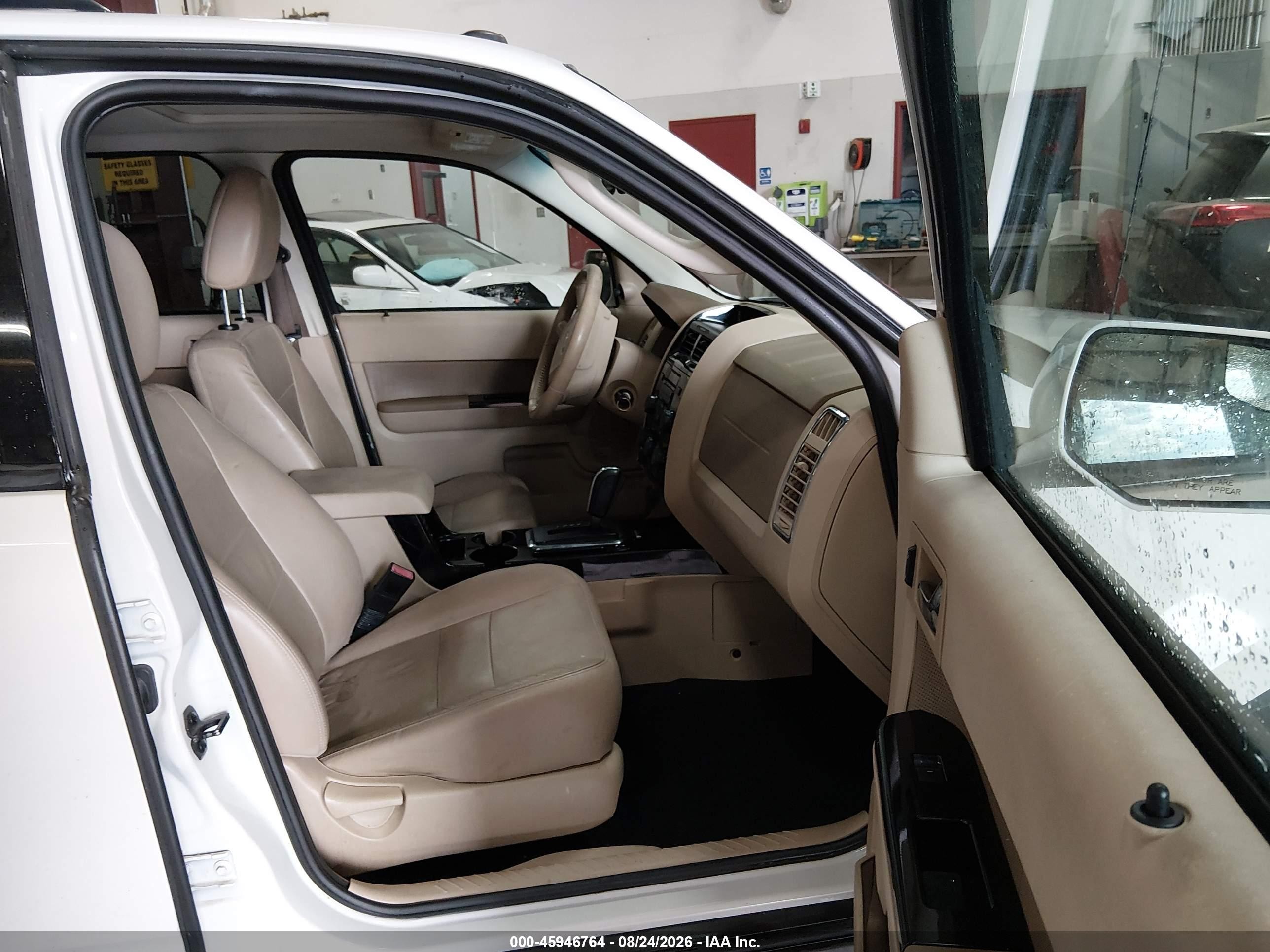 2012 Ford Escape Limited White vin: 1FMCU0EG2CKB04517