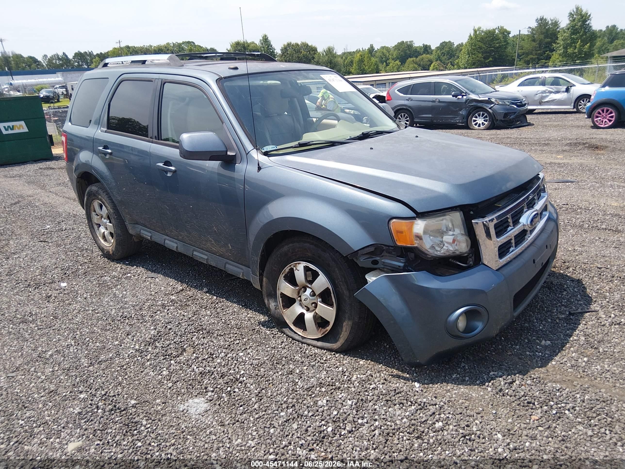 2012 Ford Escape Limited Blue vin: 1FMCU0EG2CKB16067