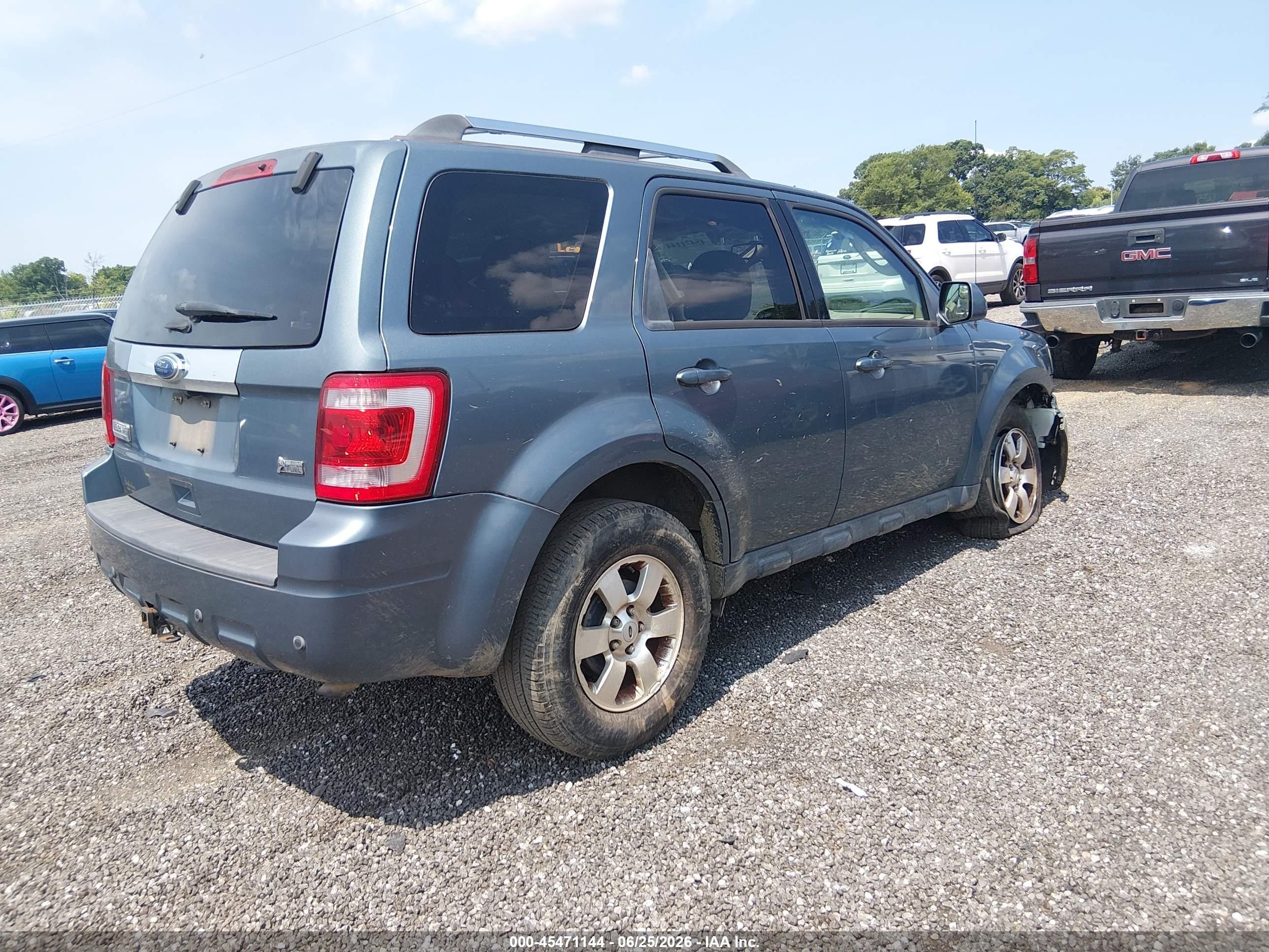 2012 Ford Escape Limited Blue vin: 1FMCU0EG2CKB16067