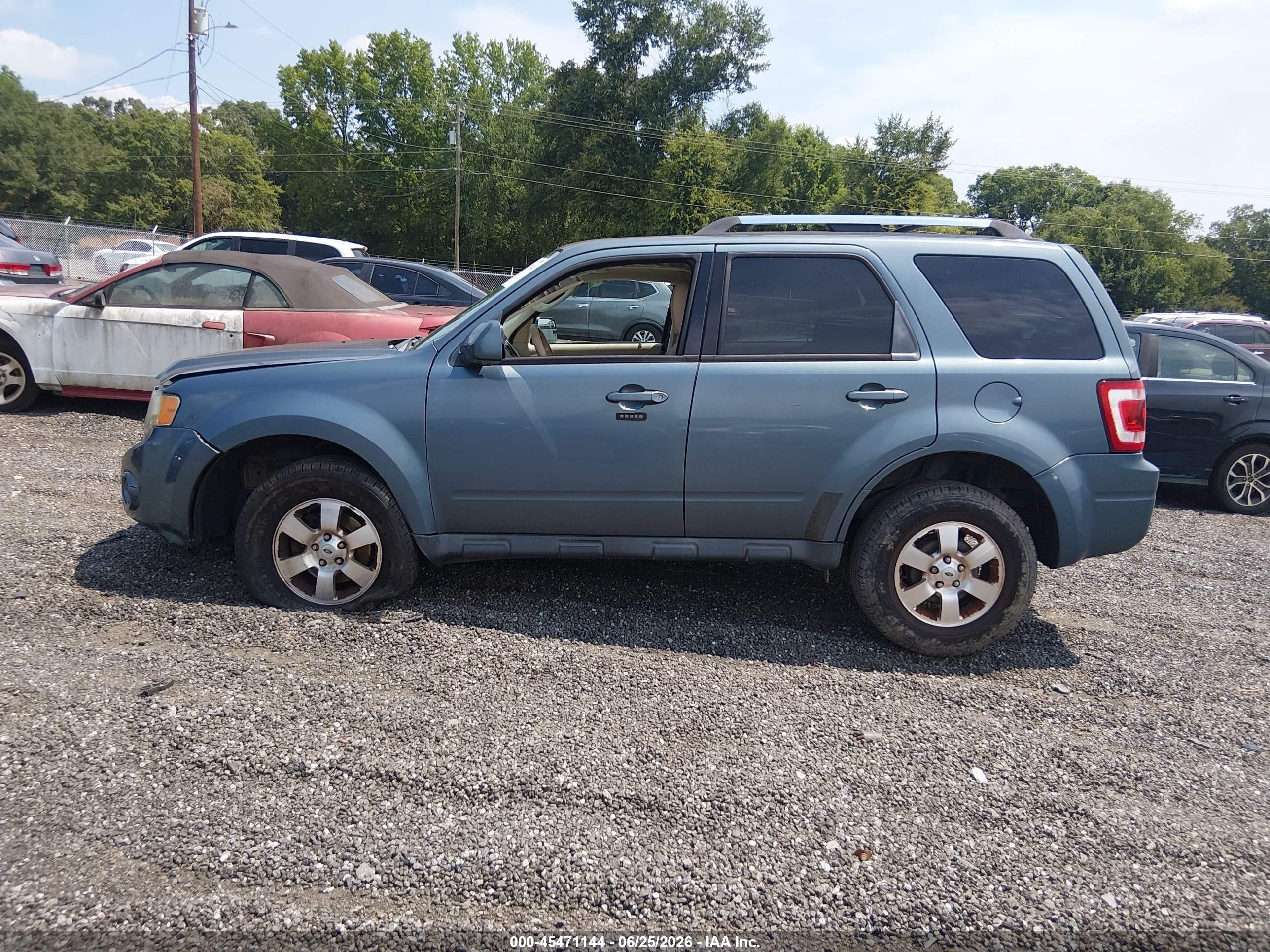 2012 Ford Escape Limited Blue vin: 1FMCU0EG2CKB16067