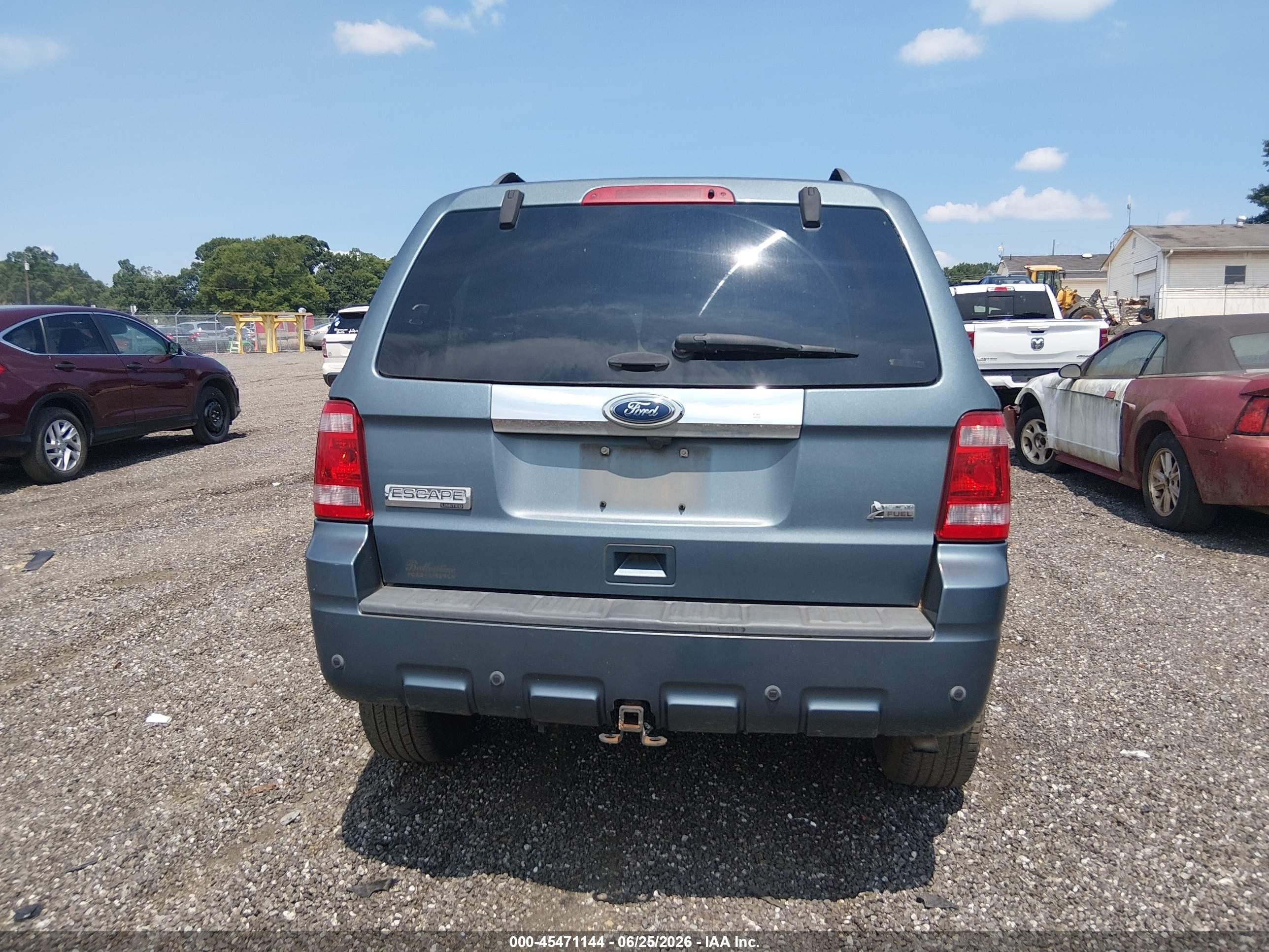 2012 Ford Escape Limited Blue vin: 1FMCU0EG2CKB16067