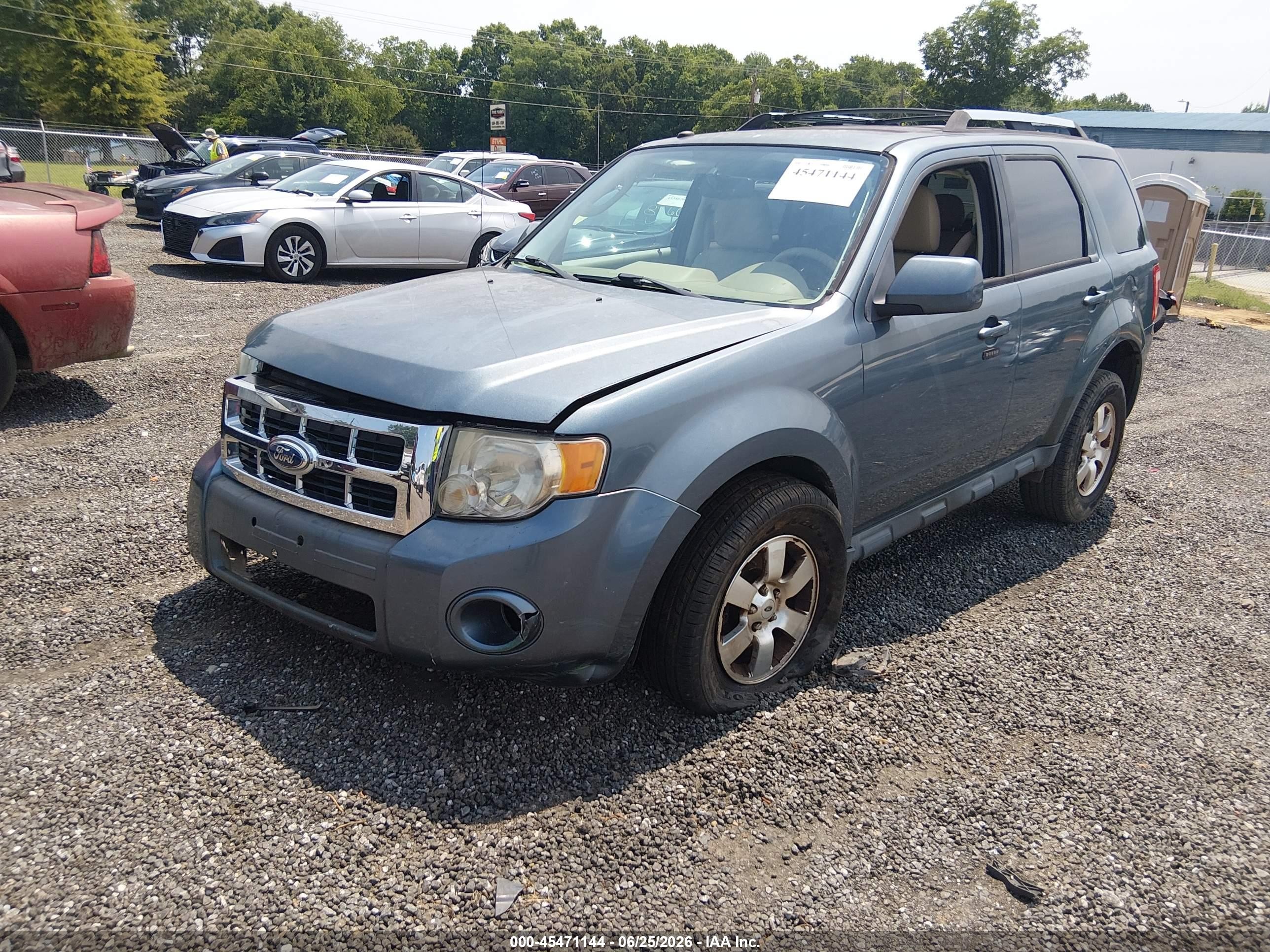 2012 Ford Escape Limited Blue vin: 1FMCU0EG2CKB16067