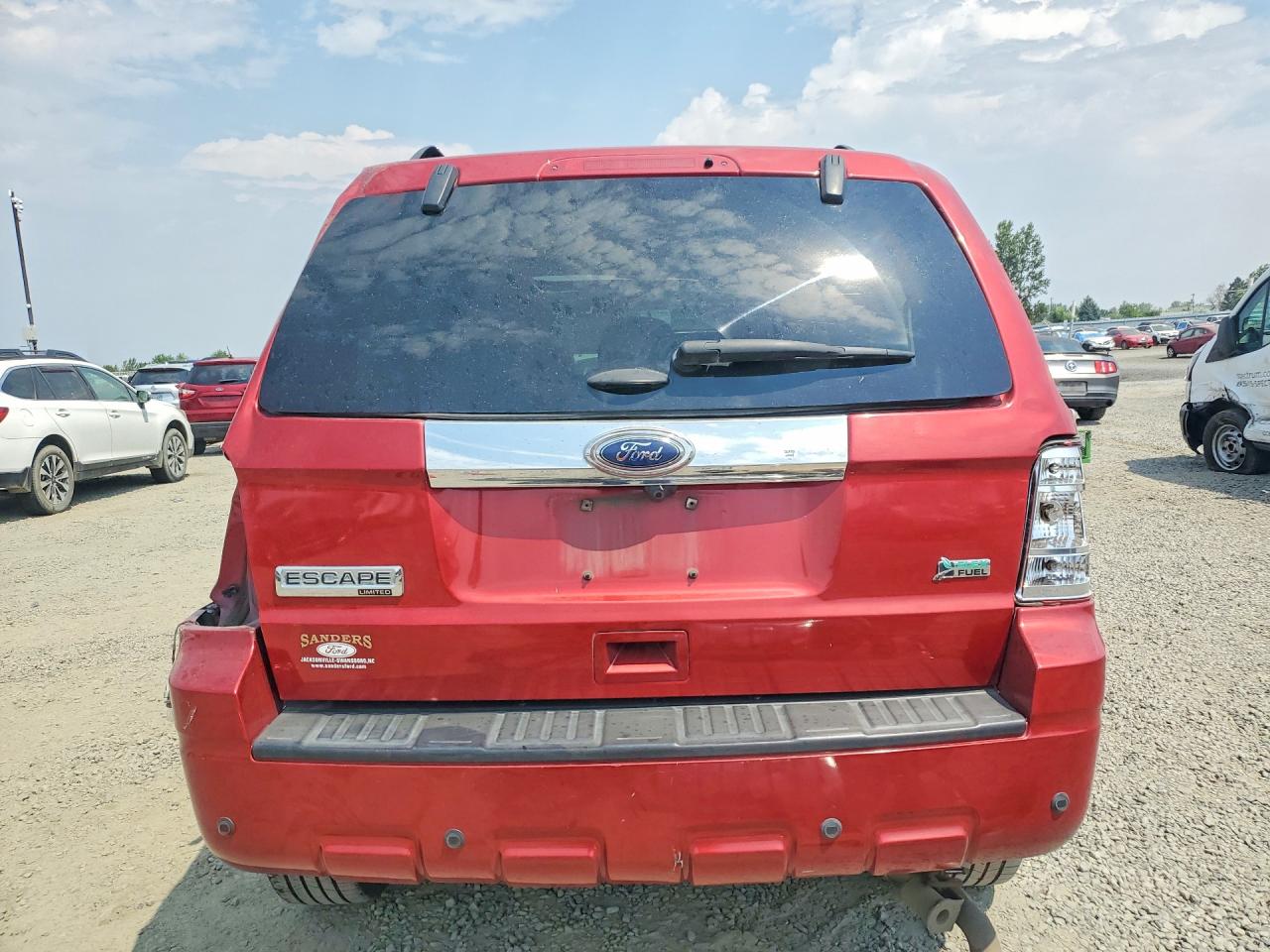 2012 Ford Escape Limited Red vin: 1FMCU0EG2CKB21026