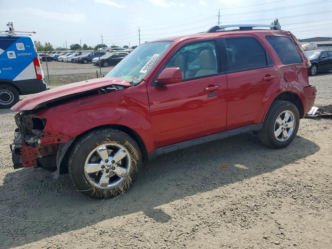 2012 Ford Escape Limited Red vin: 1FMCU0EG2CKB21026
