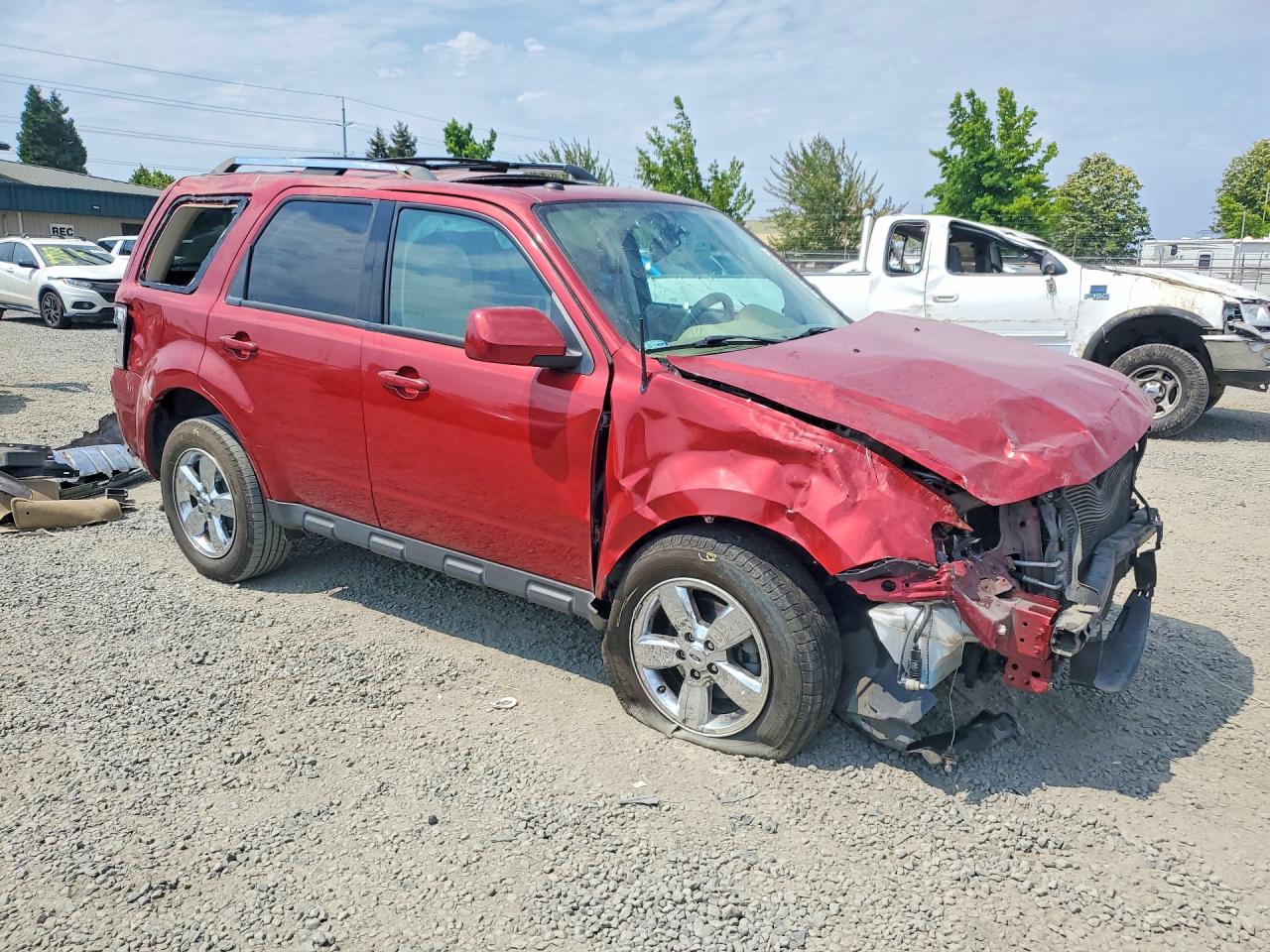 2012 Ford Escape Limited Red vin: 1FMCU0EG2CKB21026