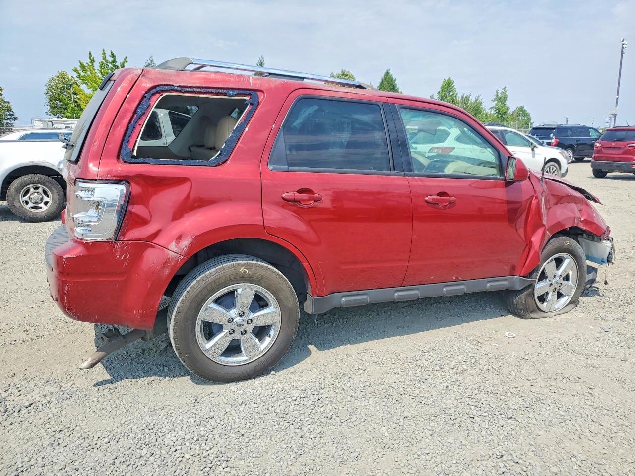 2012 Ford Escape Limited Red vin: 1FMCU0EG2CKB21026