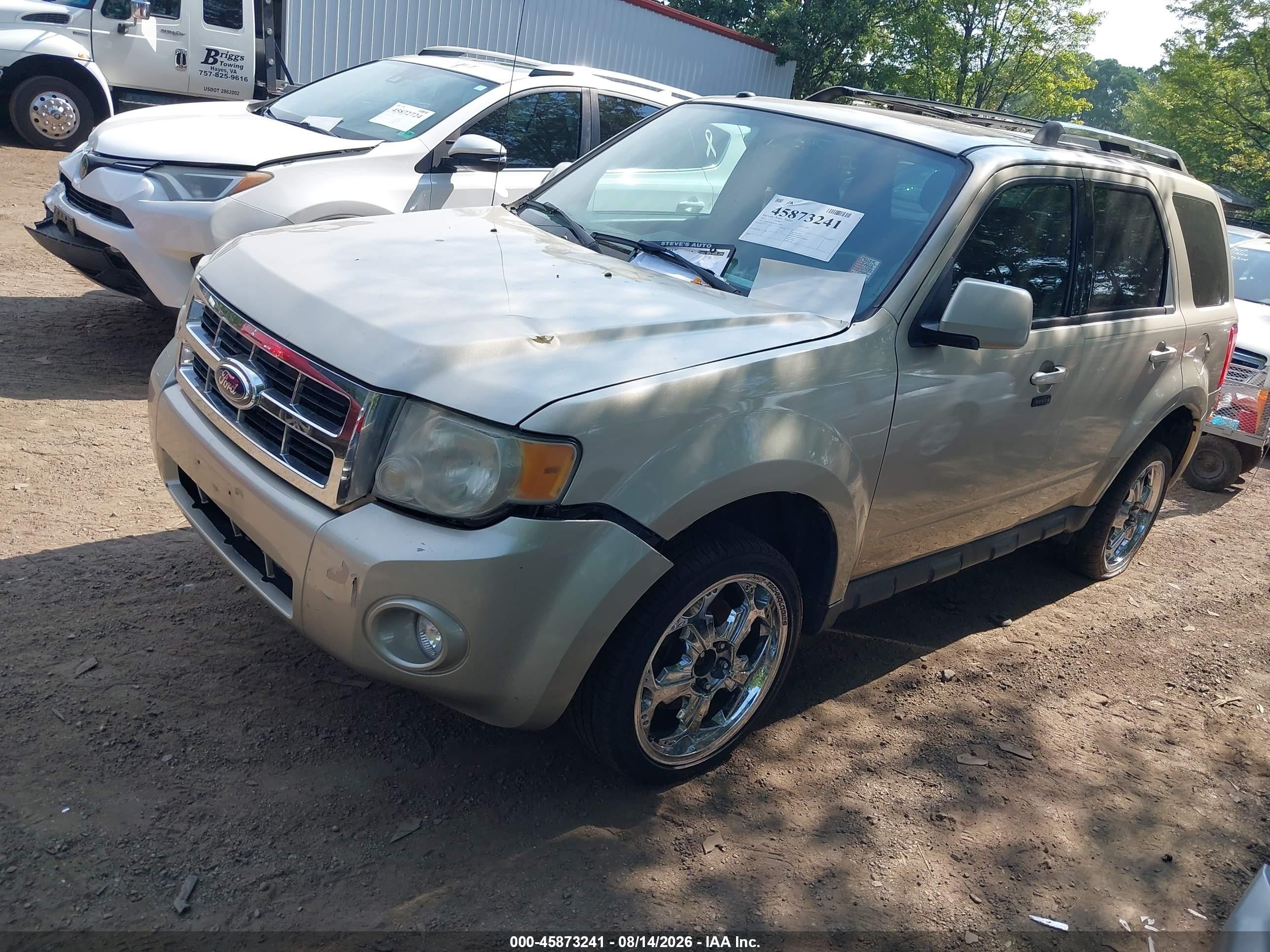 2012 Ford Escape Limited Золотой vin: 1FMCU0EG2CKC16993