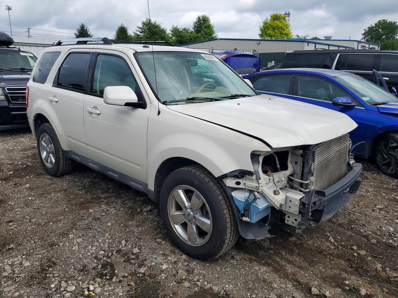 2010 Ford Escape Limited White vin: 1FMCU0EG3AKB95746