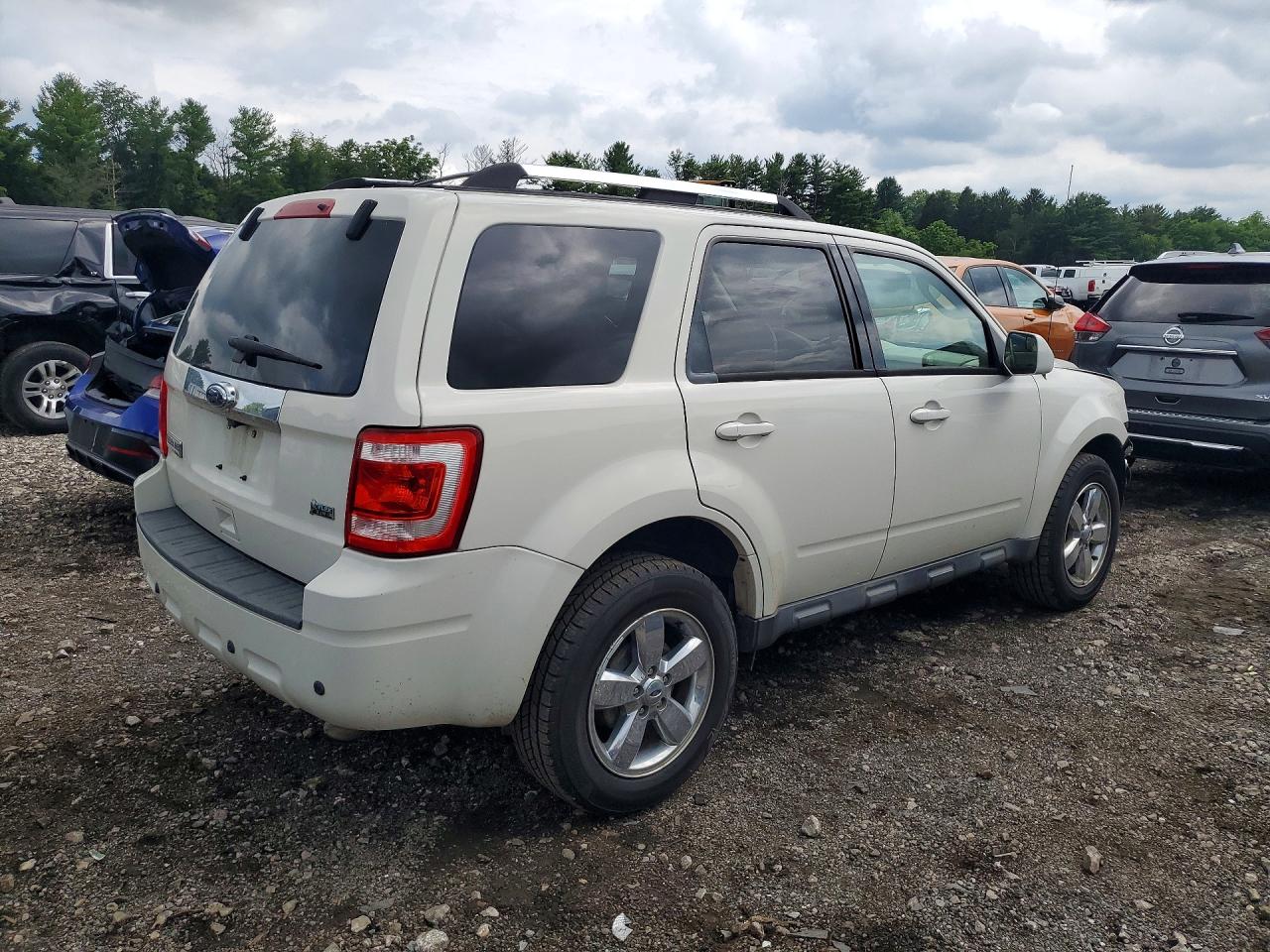 2010 Ford Escape Limited White vin: 1FMCU0EG3AKB95746