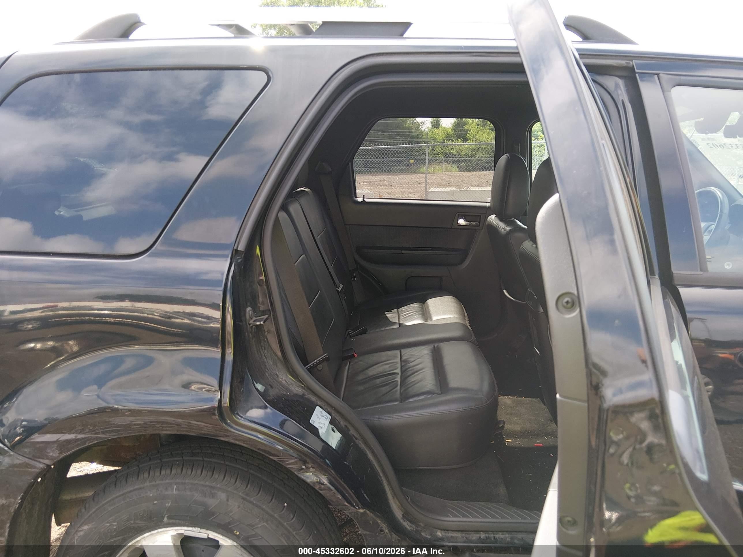 2010 Ford Escape Limited Black vin: 1FMCU0EG3AKC05546
