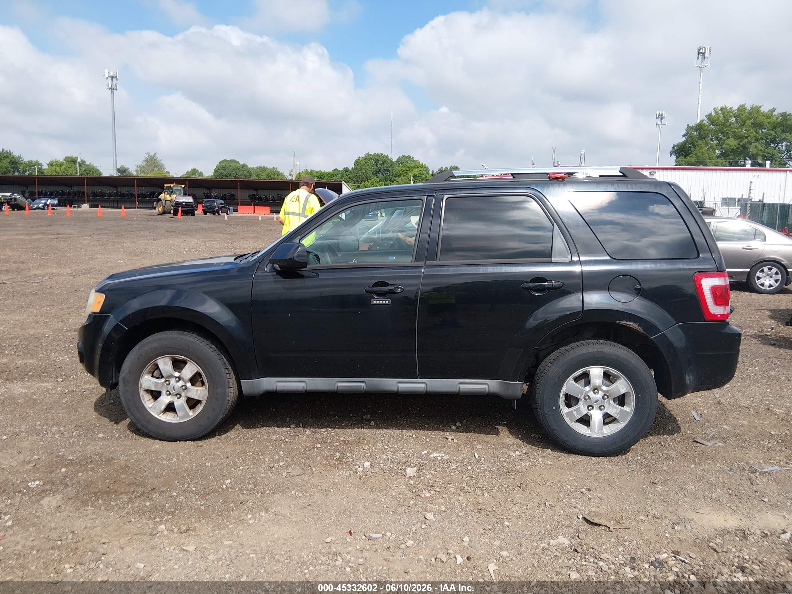 2010 Ford Escape Limited Black vin: 1FMCU0EG3AKC05546