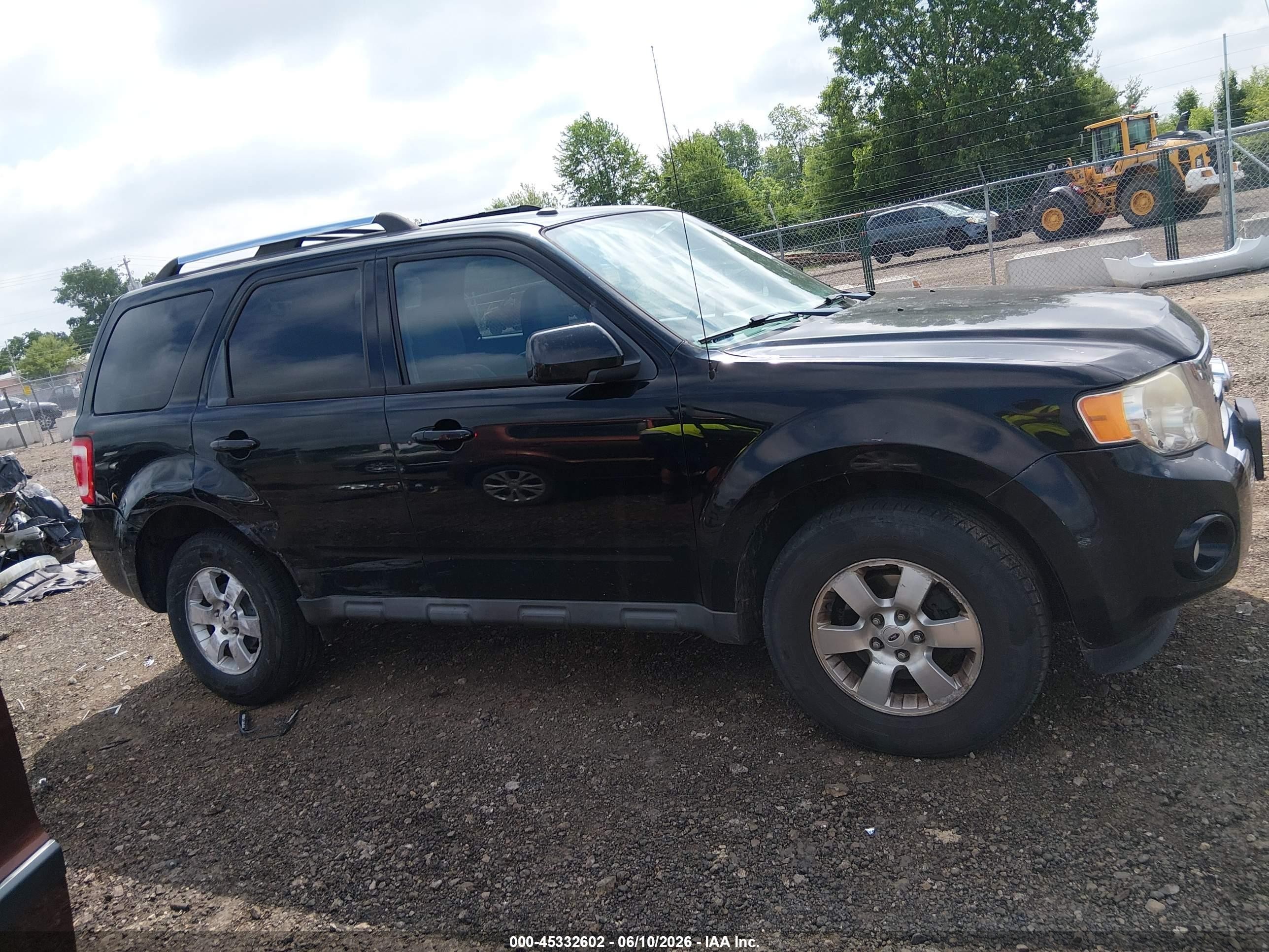 2010 Ford Escape Limited Black vin: 1FMCU0EG3AKC05546