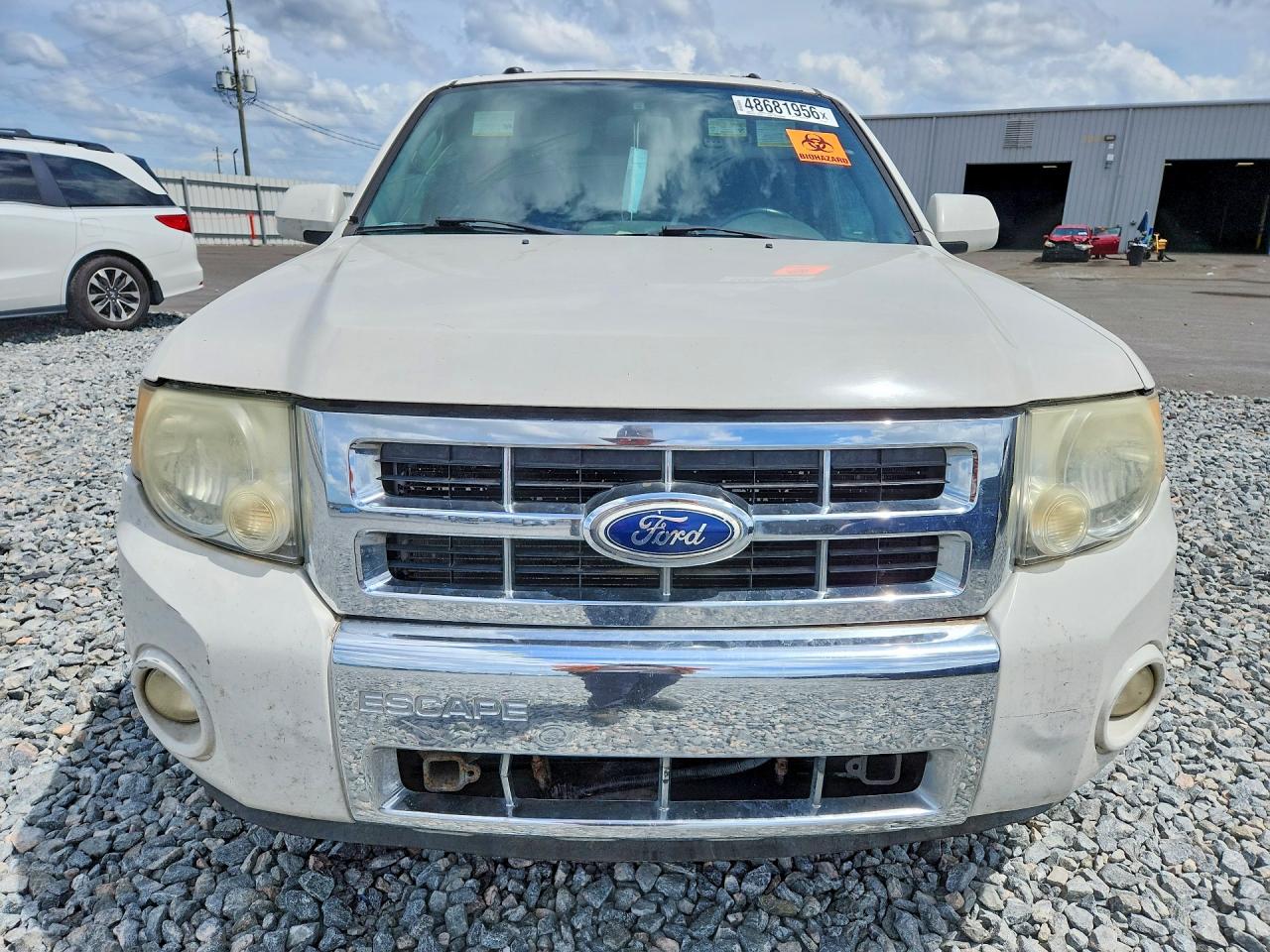 2011 Ford Escape Limited White vin: 1FMCU0EG3BKA72577