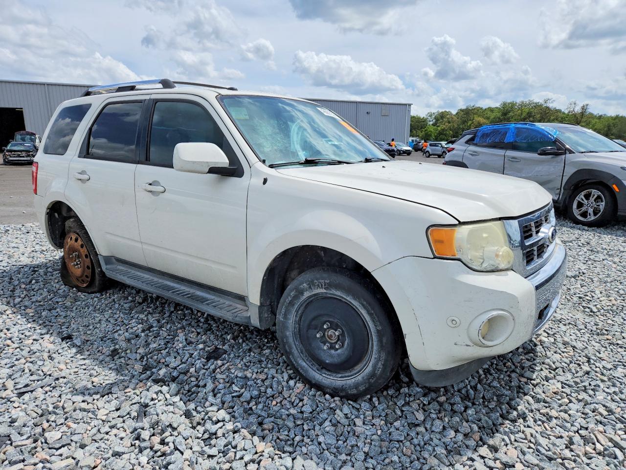 2011 Ford Escape Limited White vin: 1FMCU0EG3BKA72577