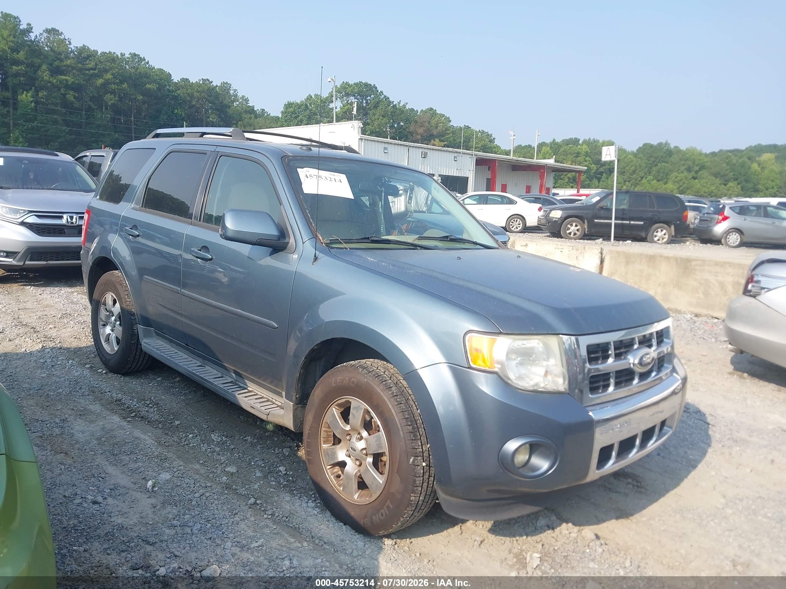 2011 Ford Escape Limited Blue vin: 1FMCU0EG3BKB18876