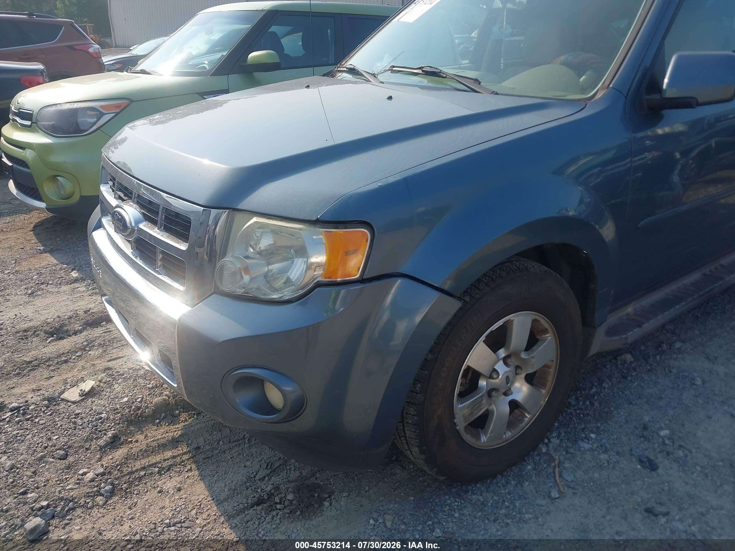 2011 Ford Escape Limited Blue vin: 1FMCU0EG3BKB18876