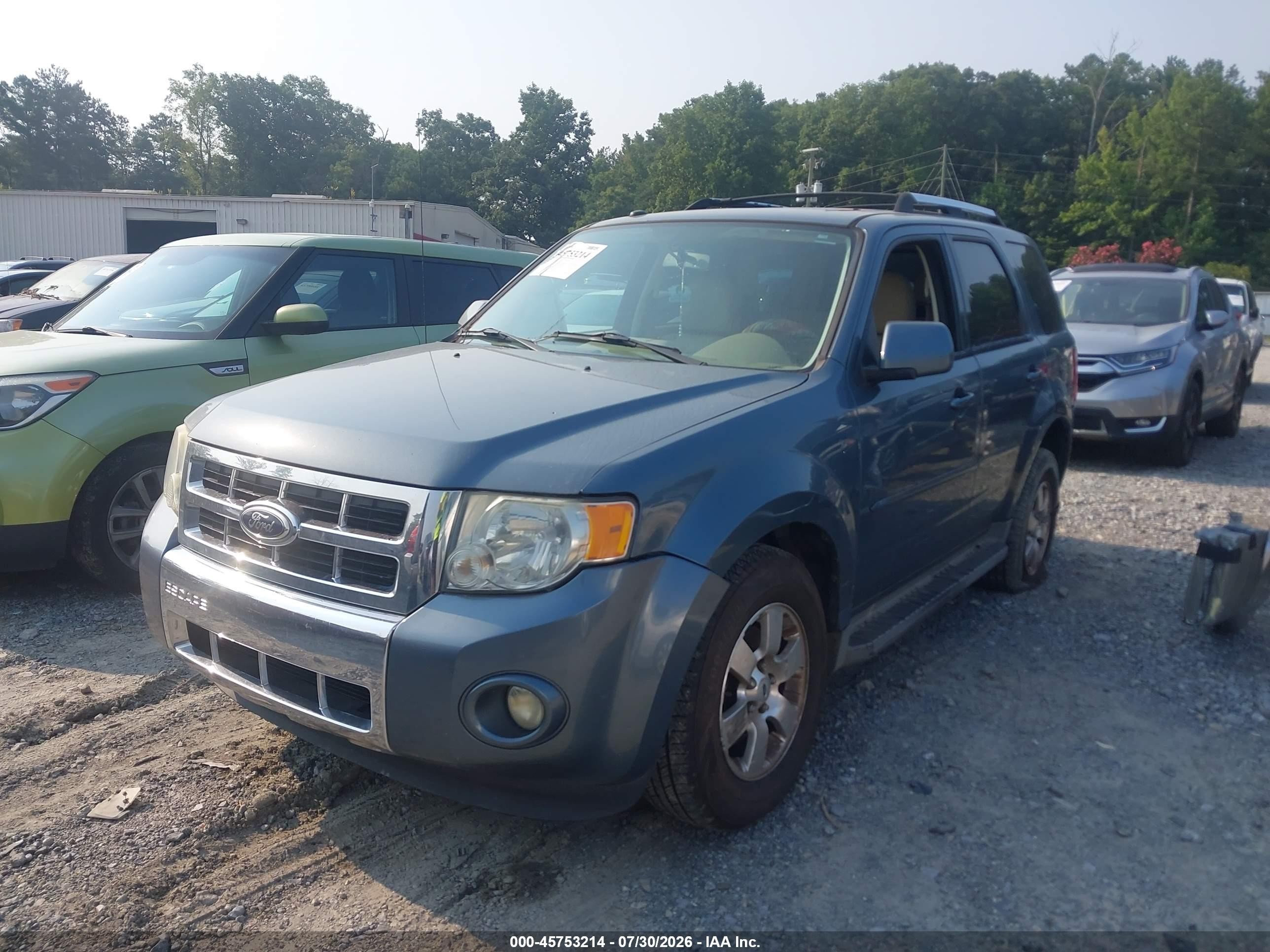 2011 Ford Escape Limited Blue vin: 1FMCU0EG3BKB18876