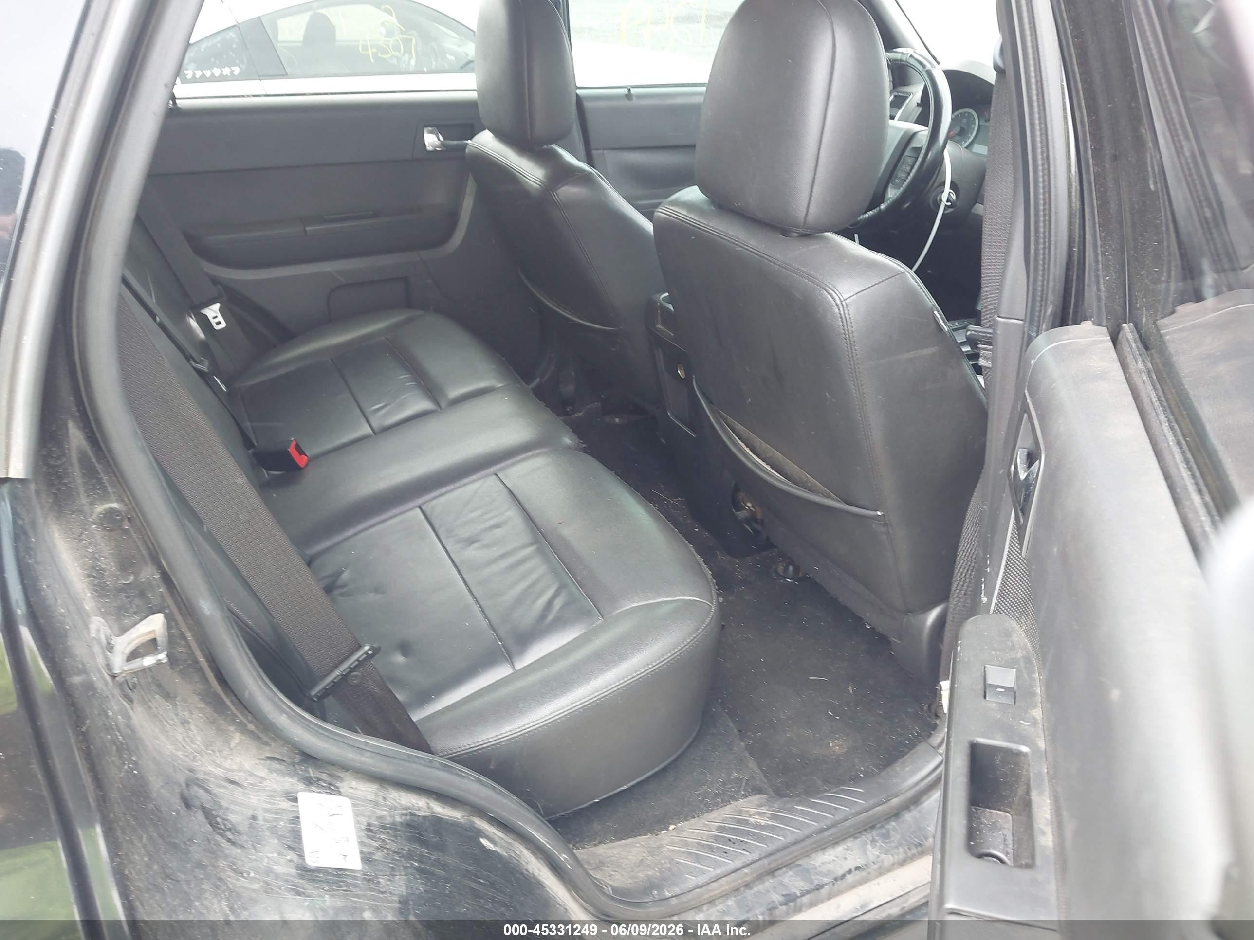 2011 Ford Escape Limited Black vin: 1FMCU0EG3BKB95957