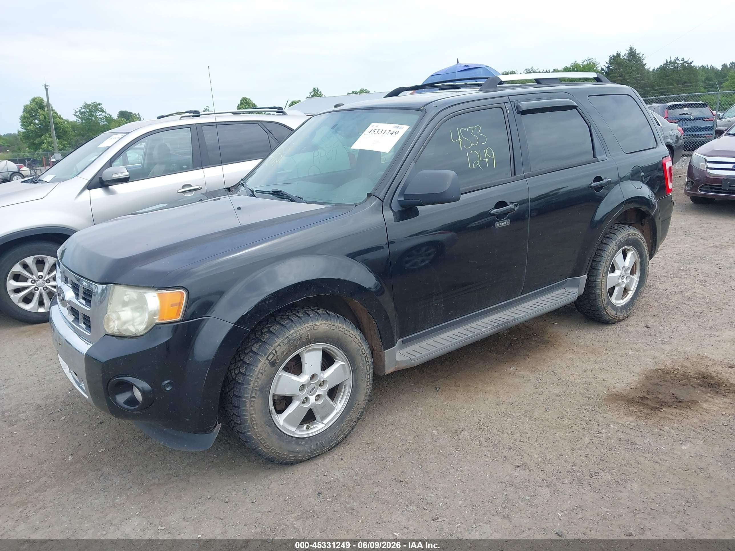 2011 Ford Escape Limited Black vin: 1FMCU0EG3BKB95957