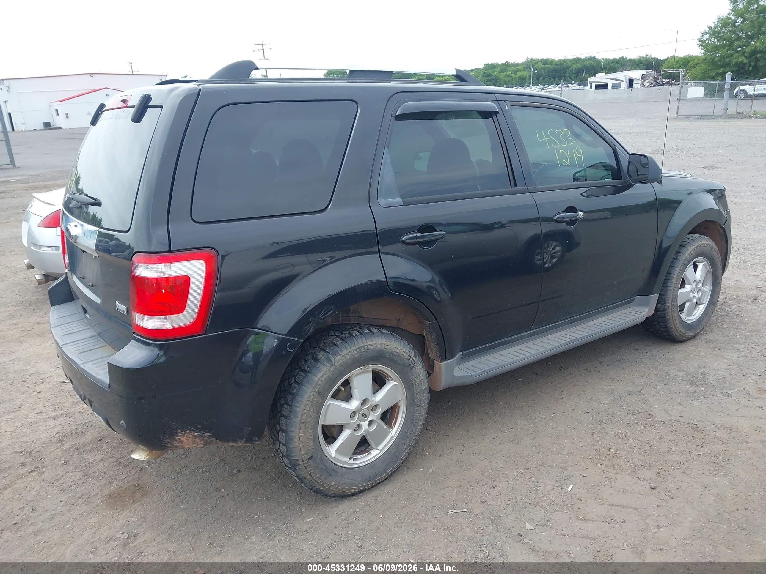 2011 Ford Escape Limited Black vin: 1FMCU0EG3BKB95957