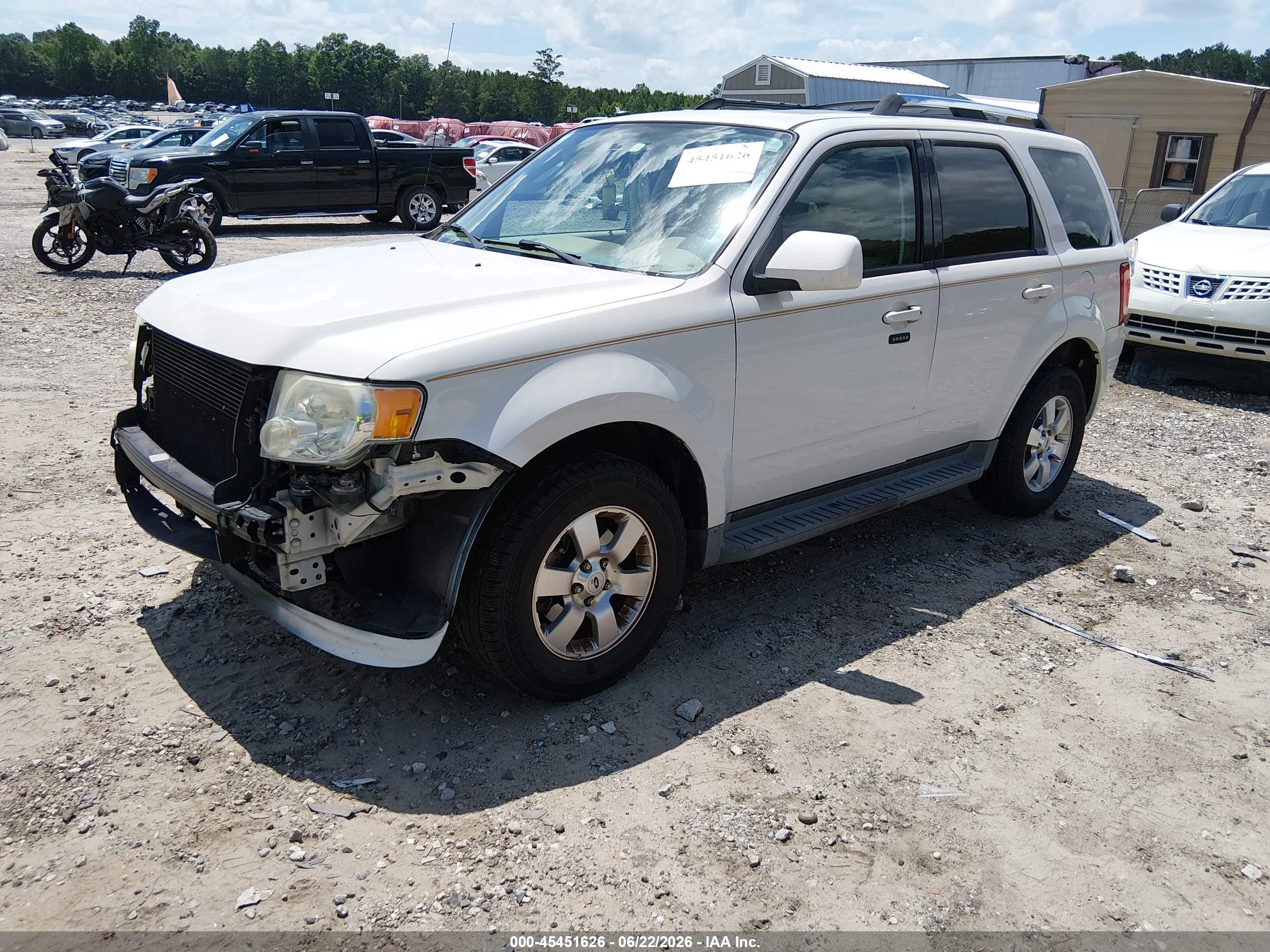 2011 Ford Escape Limited White vin: 1FMCU0EG3BKC47751