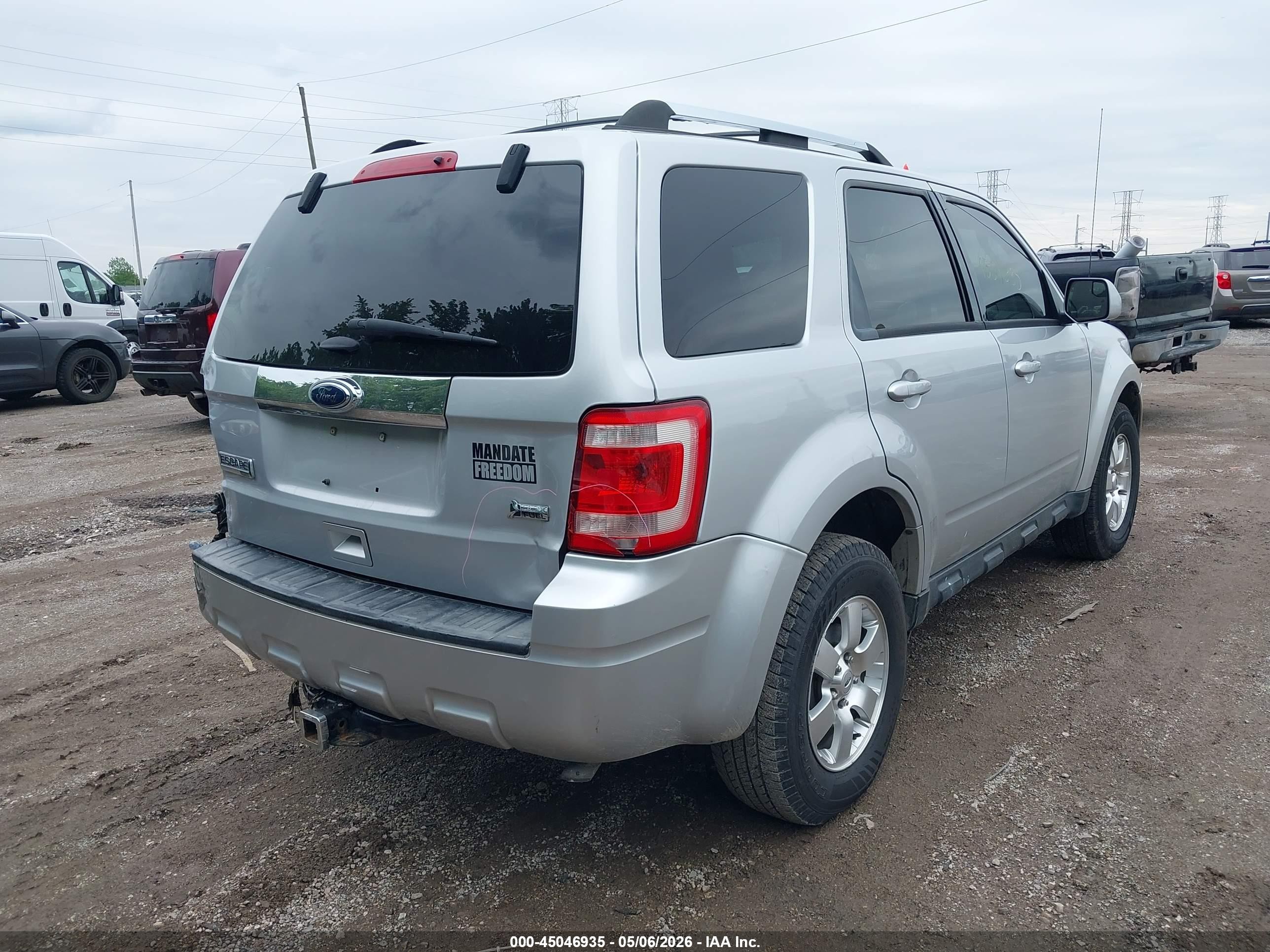 2012 Ford Escape Limited Silver vin: 1FMCU0EG3CKA44635