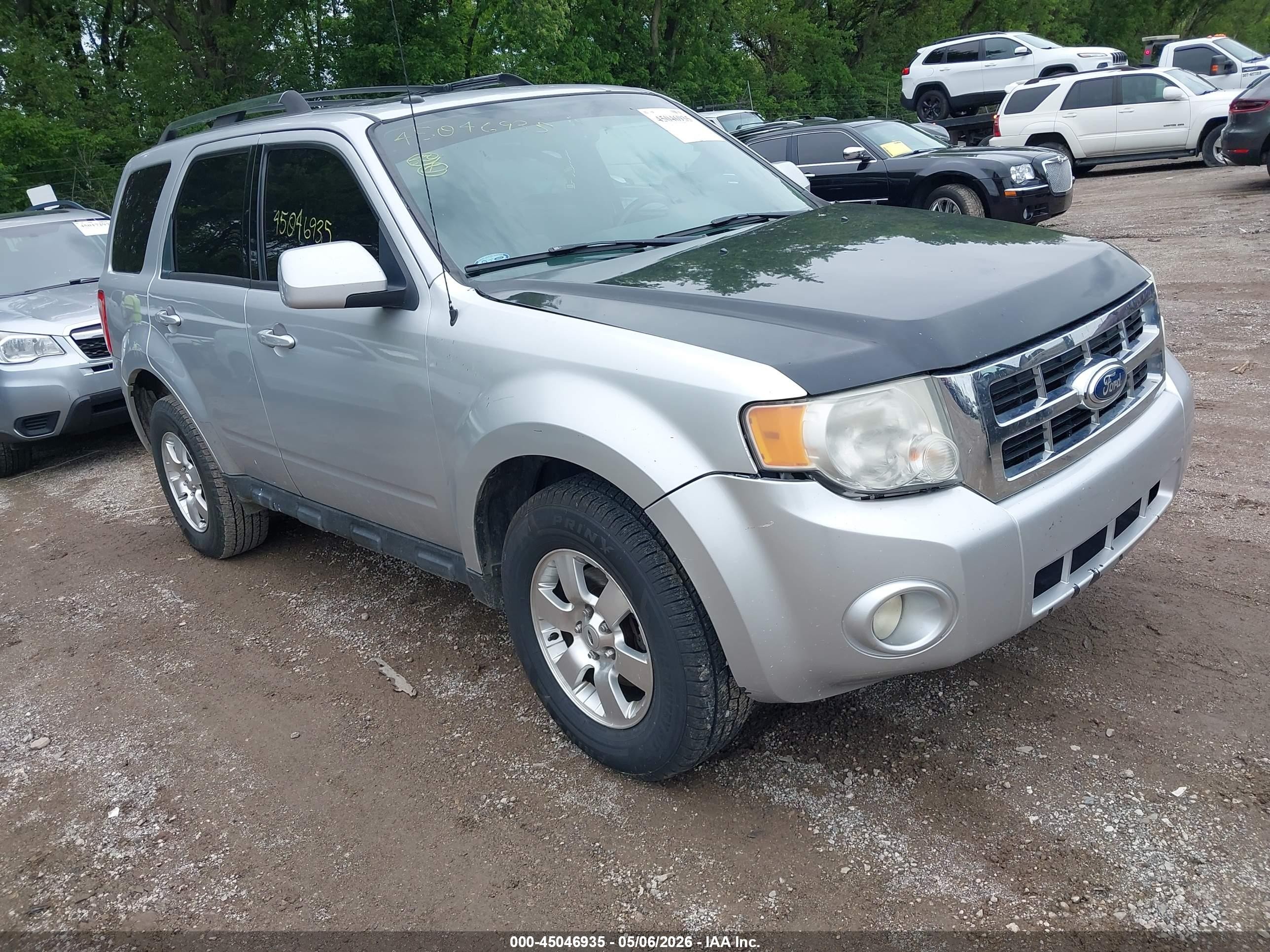 2012 Ford Escape Limited Silver vin: 1FMCU0EG3CKA44635