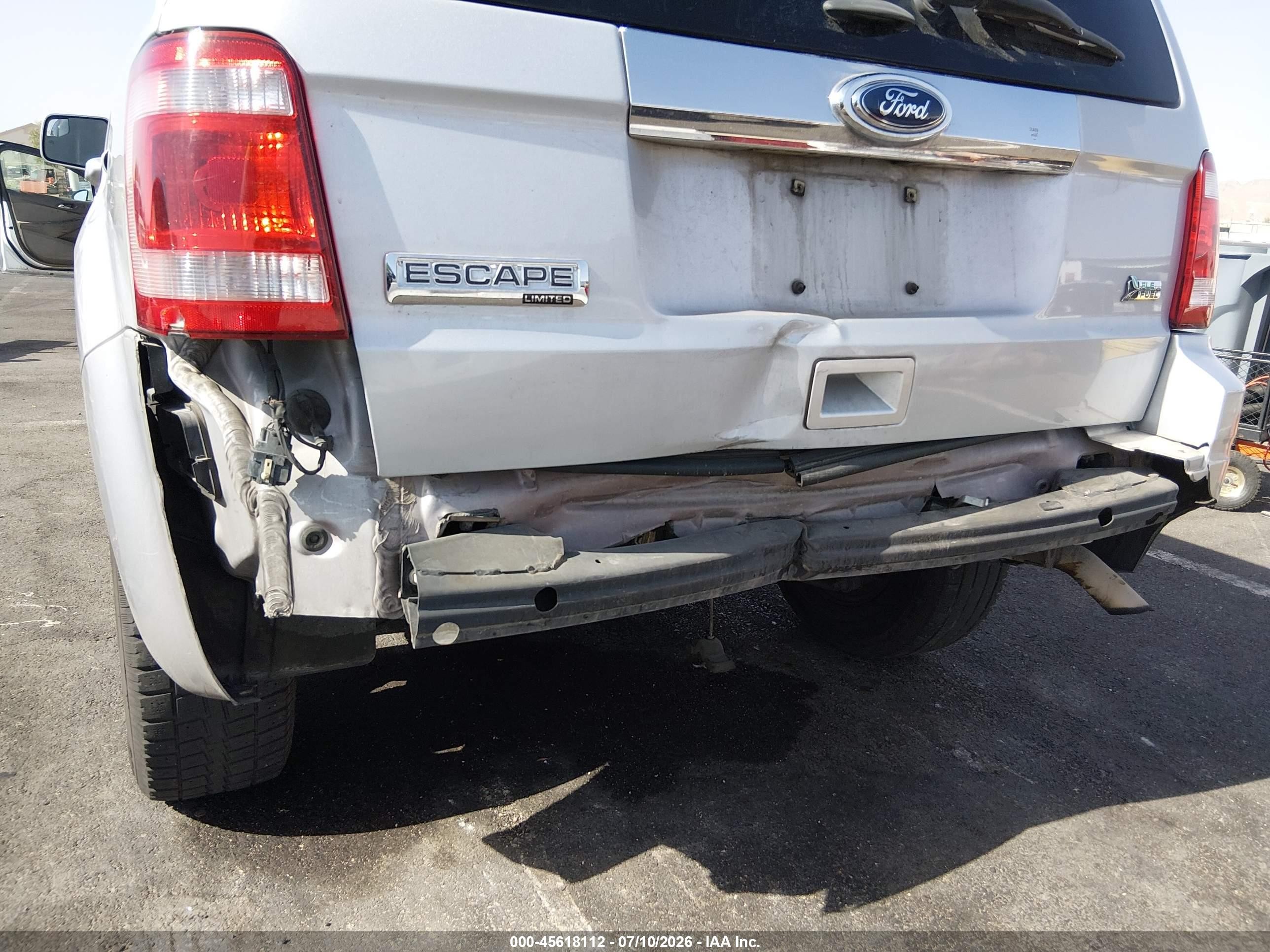 2012 Ford Escape Limited Gray vin: 1FMCU0EG3CKA77005