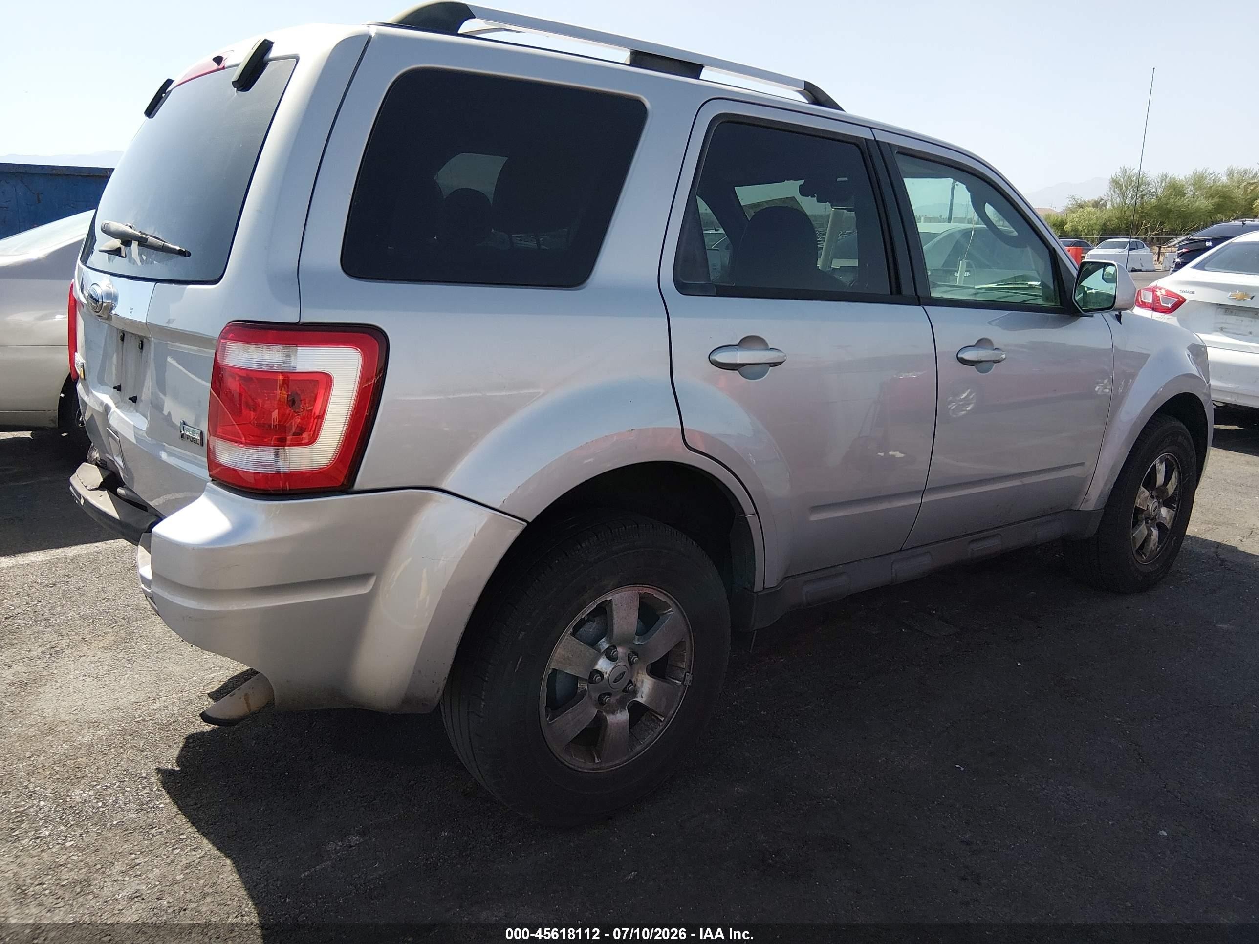 2012 Ford Escape Limited Gray vin: 1FMCU0EG3CKA77005