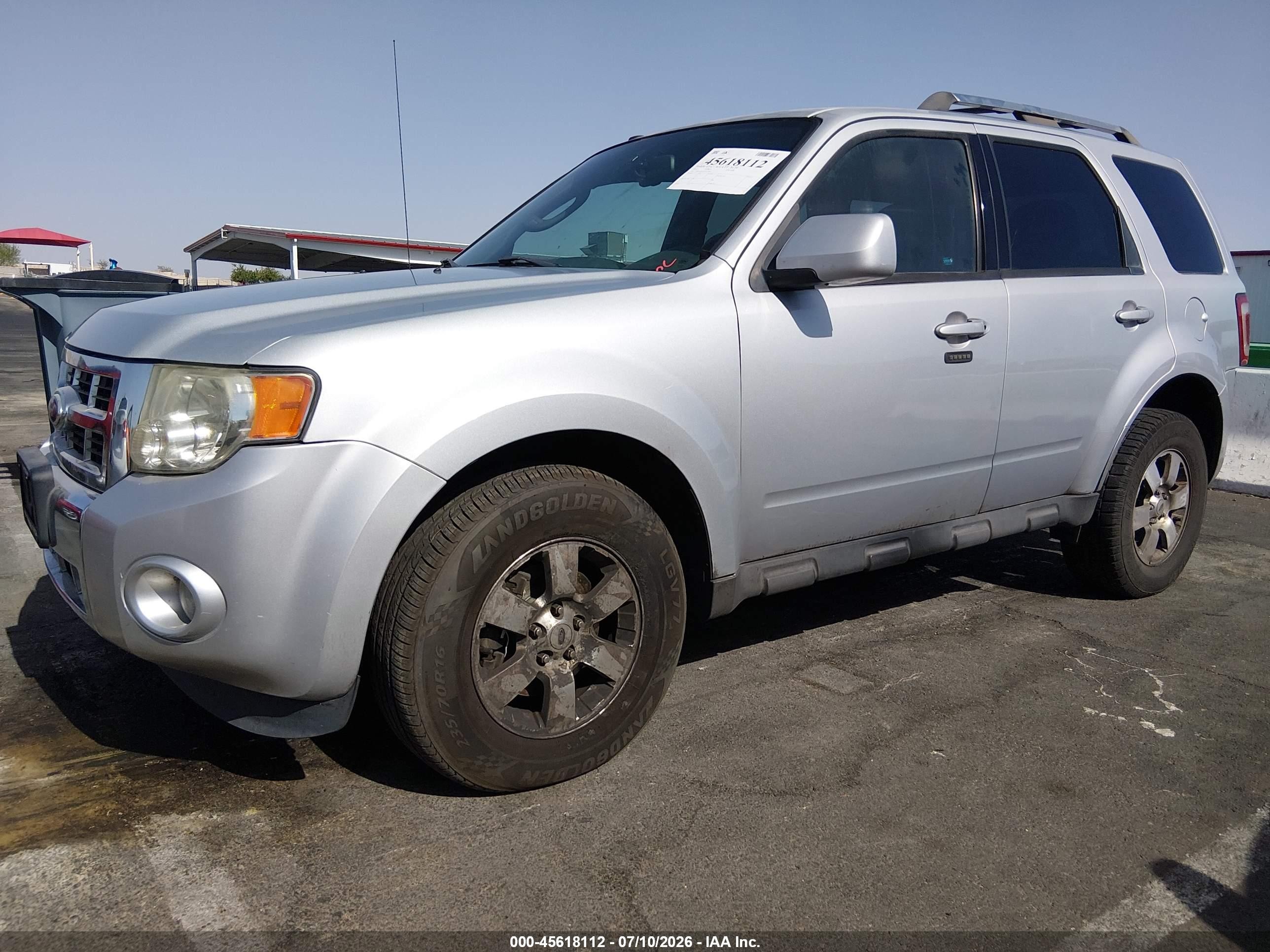 2012 Ford Escape Limited Gray vin: 1FMCU0EG3CKA77005